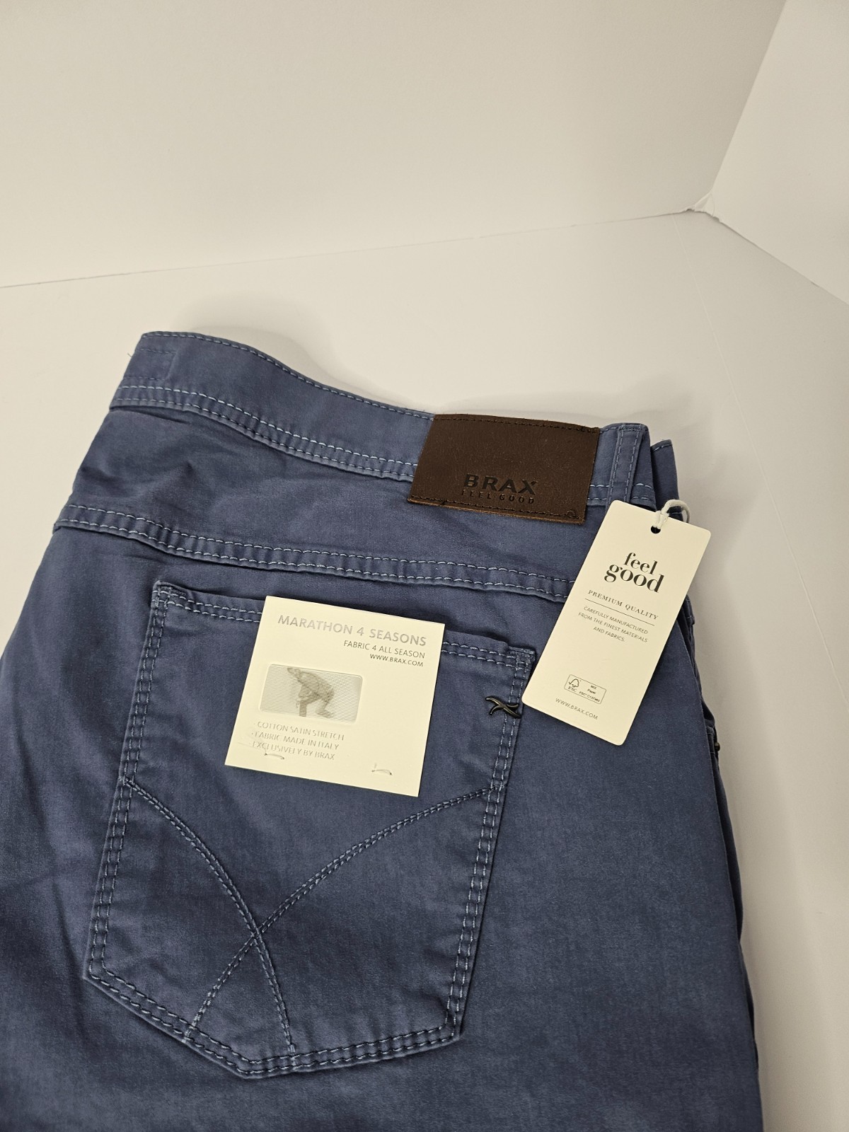 Brax Feel Good Marathon 4 Season’s Cotton Stretch Regular Fit Pants New