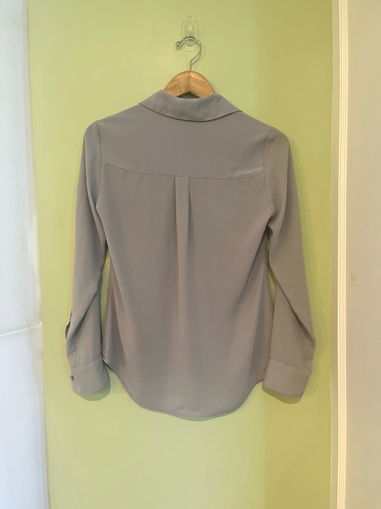 Express Women’s 3 Pack Long Sleeve Blouse Button Up Shirt X-Small Slim Fit