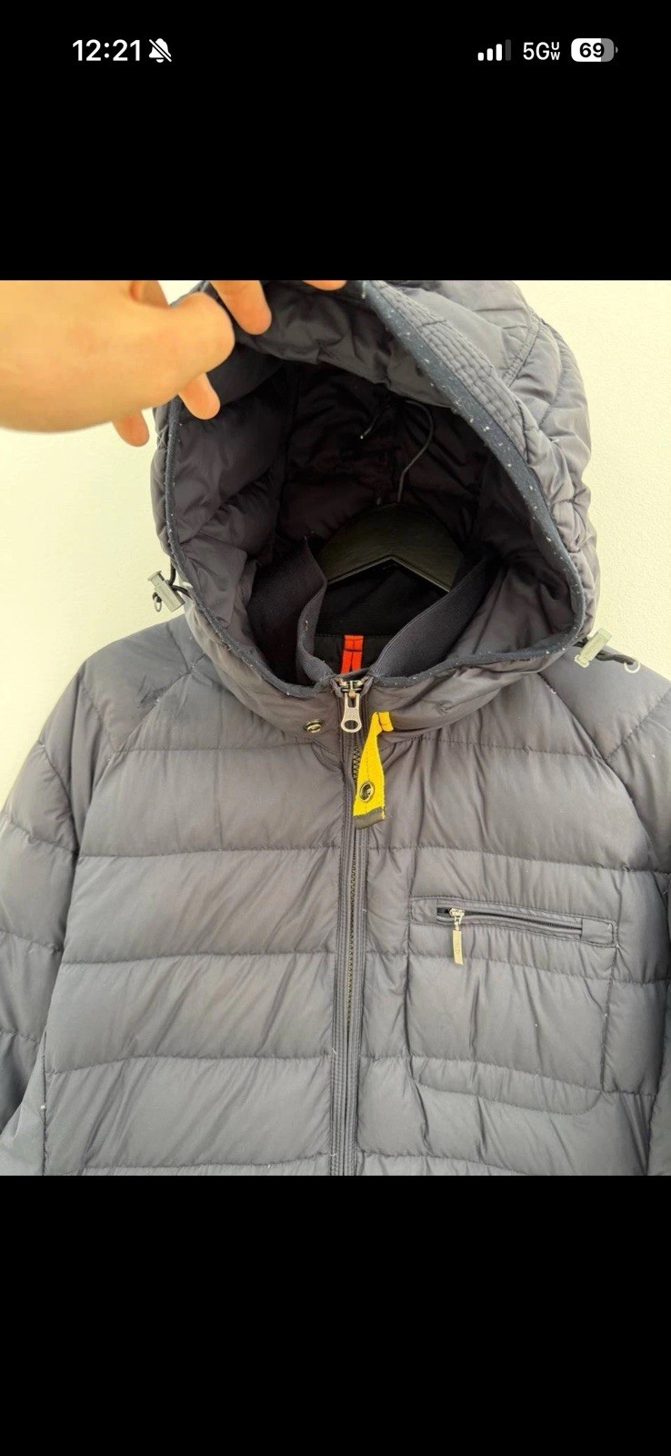 Parajumpers Super Light Weight Men’s Down Micropuffer Jacket Size L