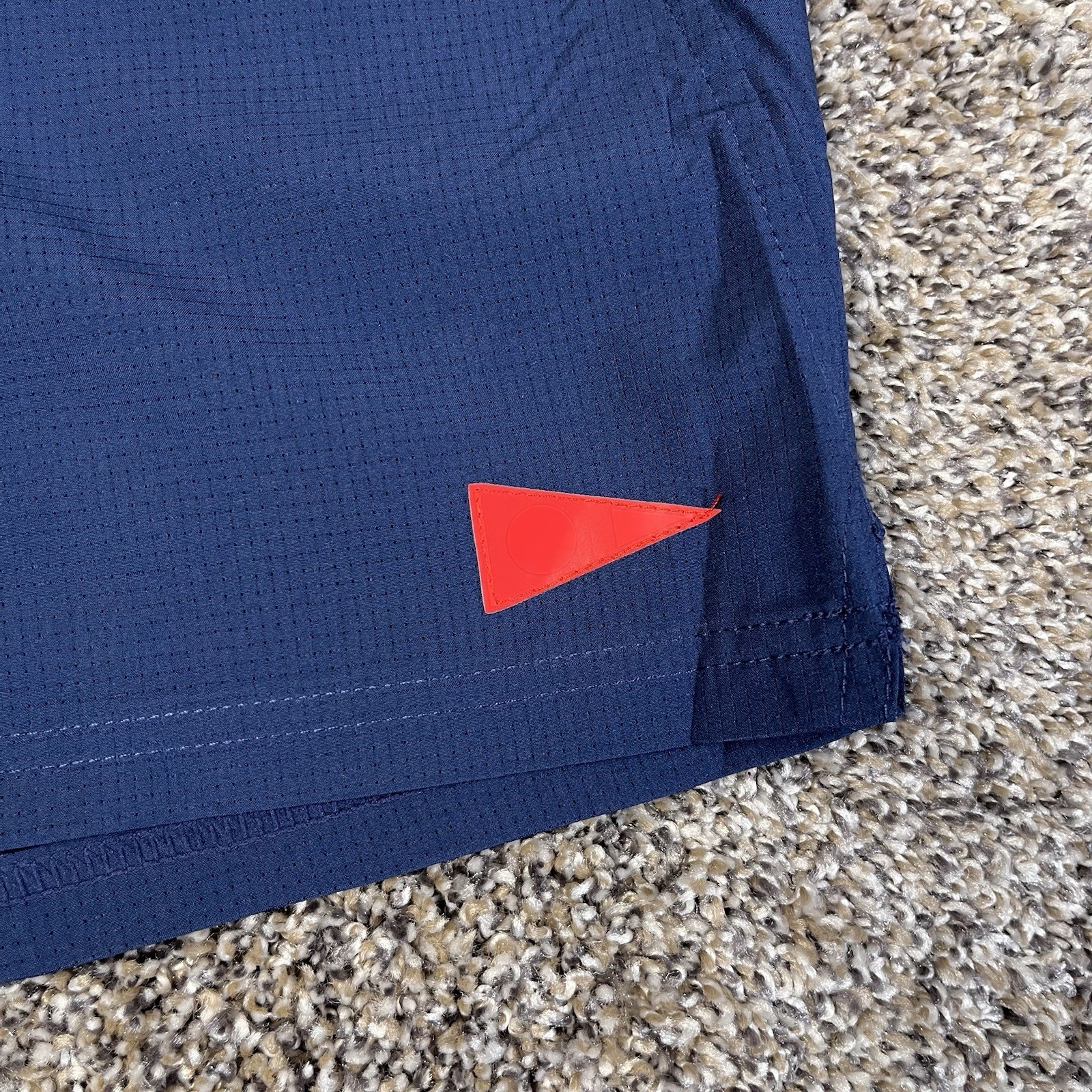 Florence Marine Mens Size S Airtex Athletic Shorts Dark Navy Blue Quick Dry Surf
