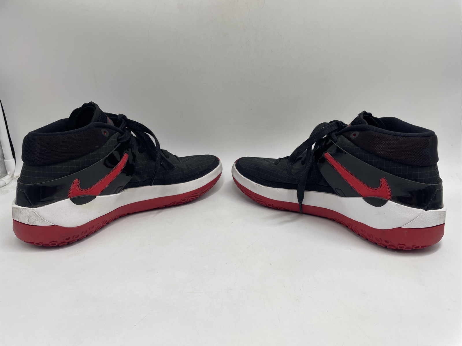 2020 Nike Kevin Durant 13 Bred Men’s 9.5 Black/Red Basketball Shoes (CI9948-002)