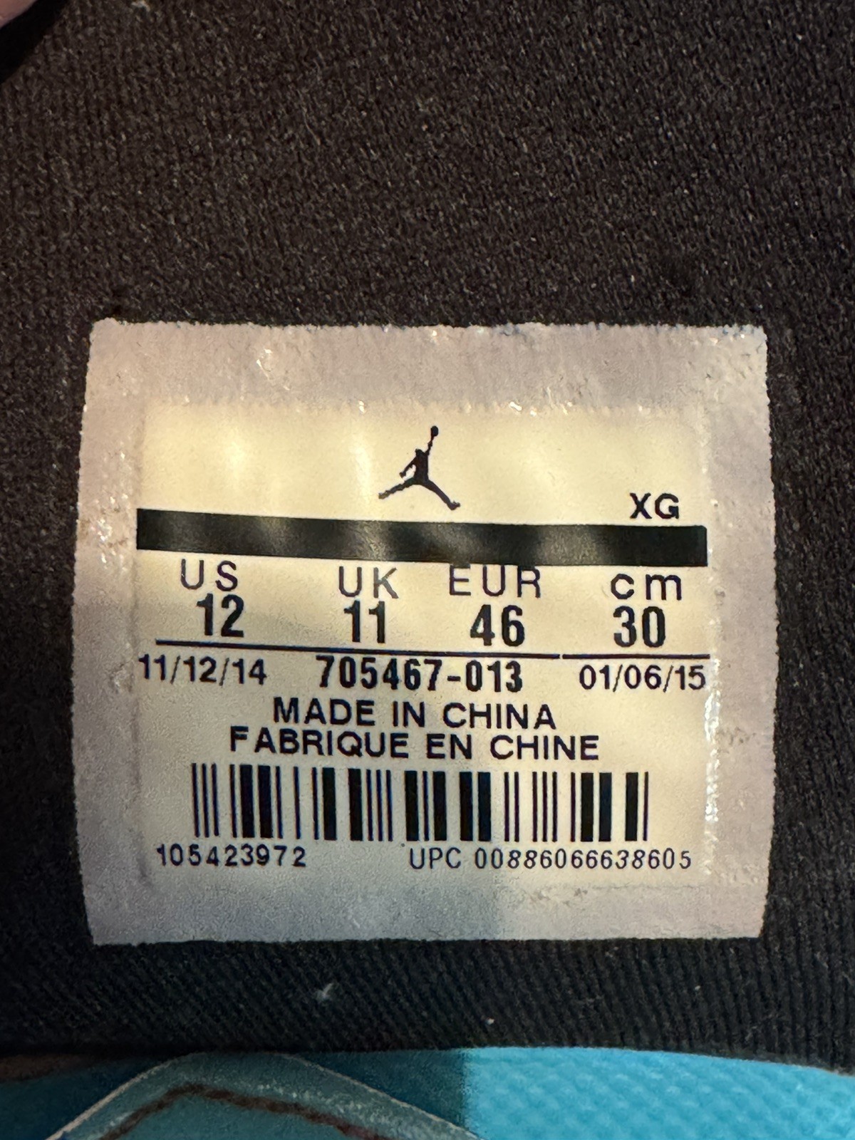 Size 12 – Air Jordan Hydro 7 Retro Slide Sandals Dark Grey Turquoise 705467-013