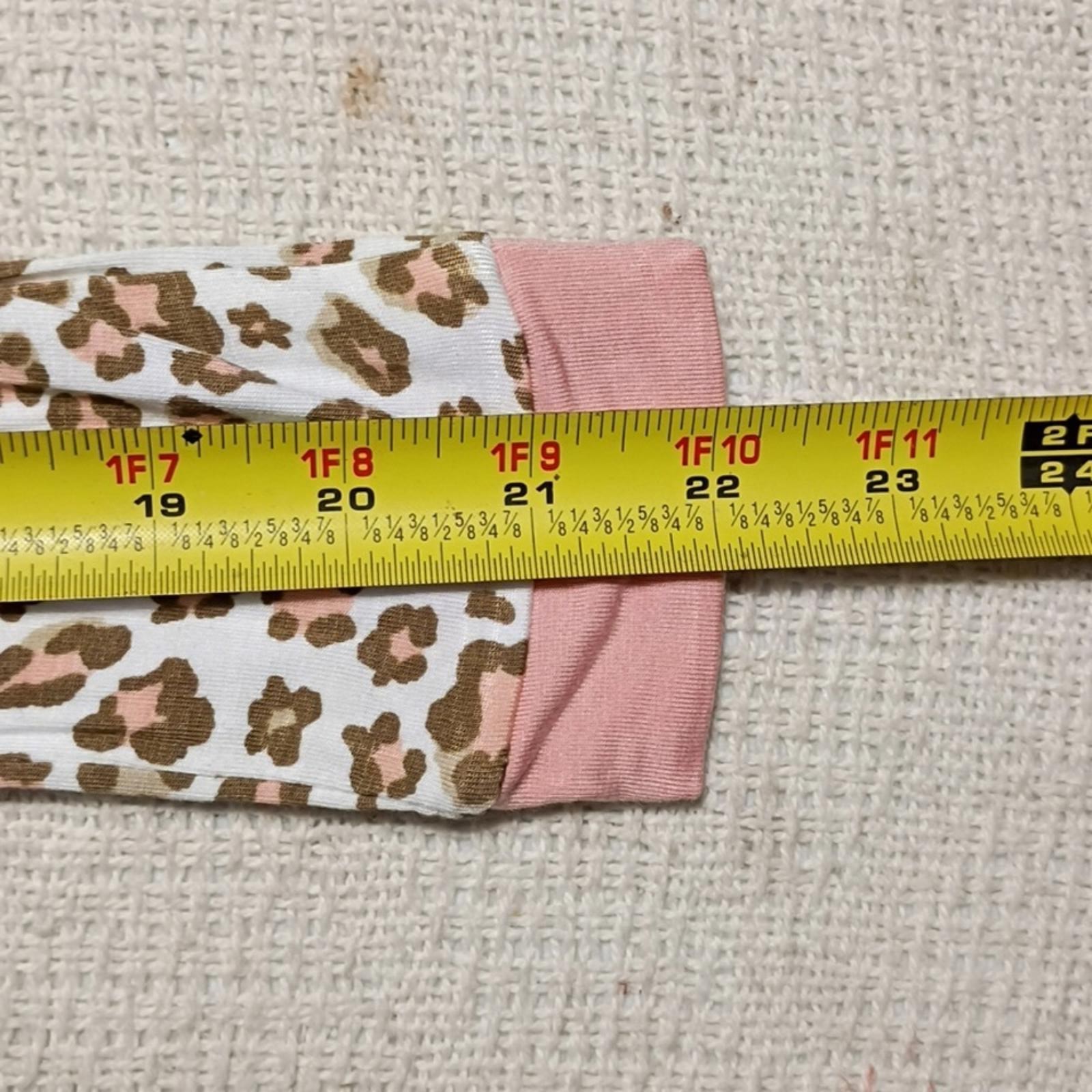 NWT Milkberry Girls Leopard Print Long Sleeve Pajama Set Rayon From Bamboo Sz 3T