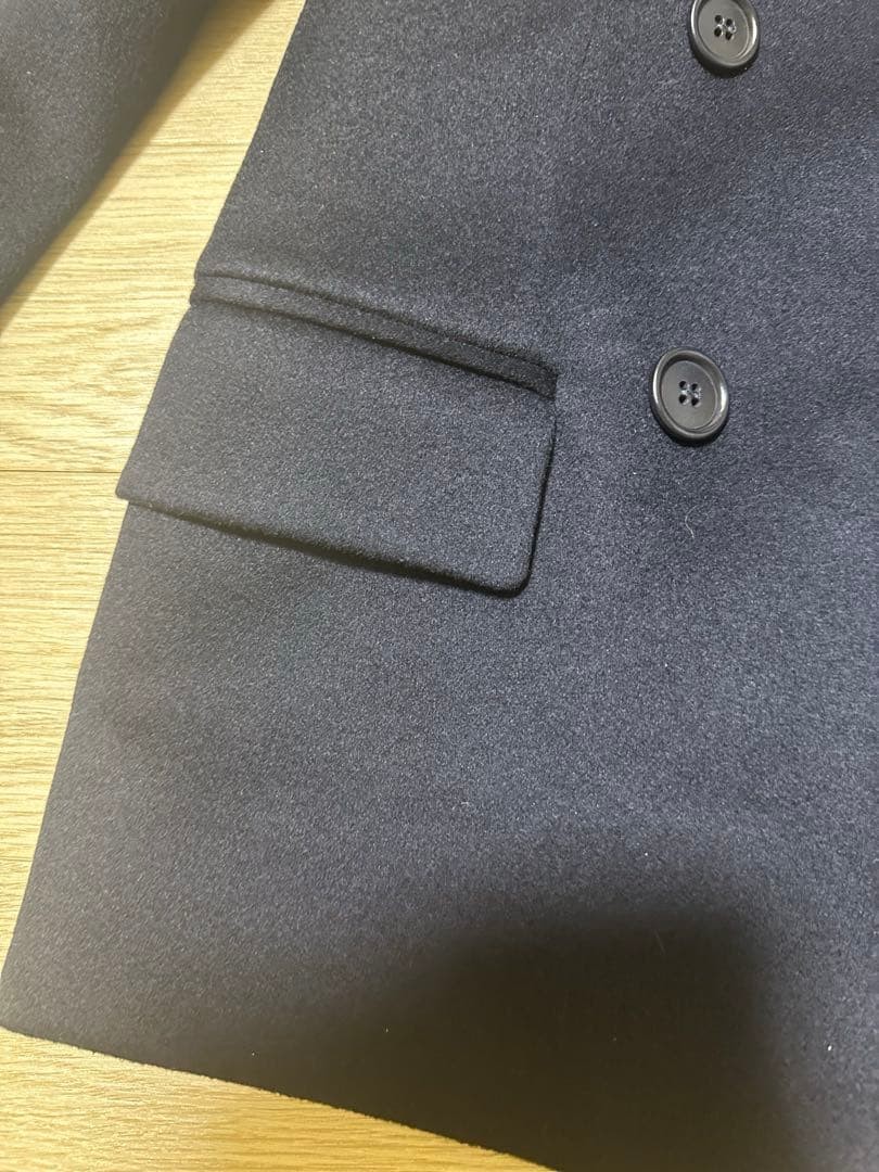 Max Mara double-breasted jacket, women’s, cashmere, dark navy, size M