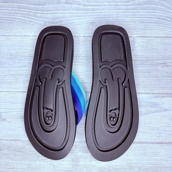 Funny flip flops that make marks in the sand men’s sizing see chart shoes nwot