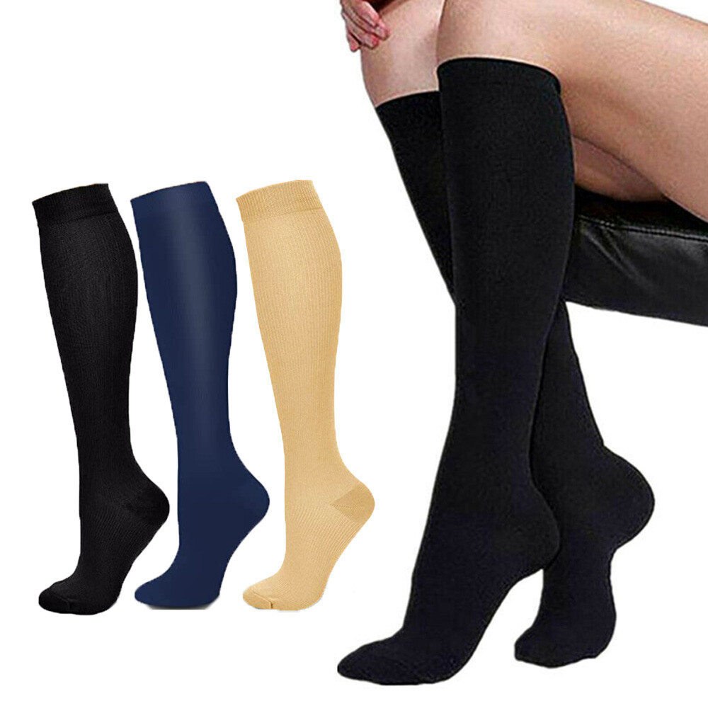 Mild Compression Socks for Women & Men 15-20 mmhg Graduated Pressure Stockings