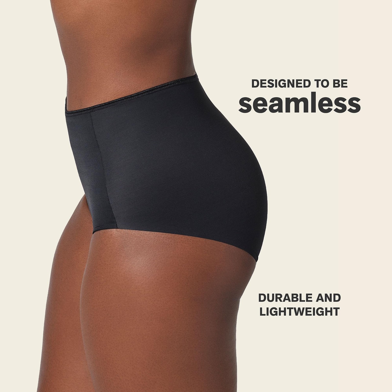 Leonisa Women’s Seamless High Waisted Hipster for Women No Show Underwear New