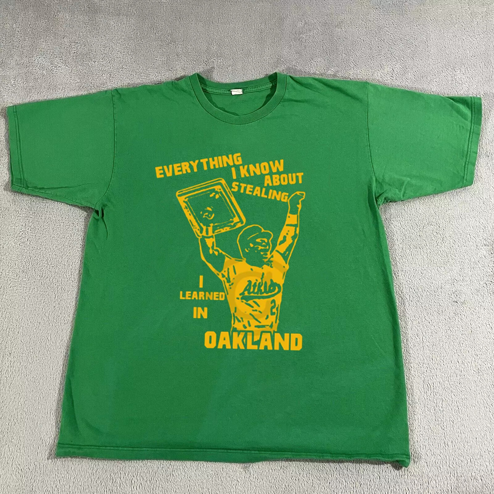 Everything I know about stealing Rickey Henderson T Shirt Size S-5XL
