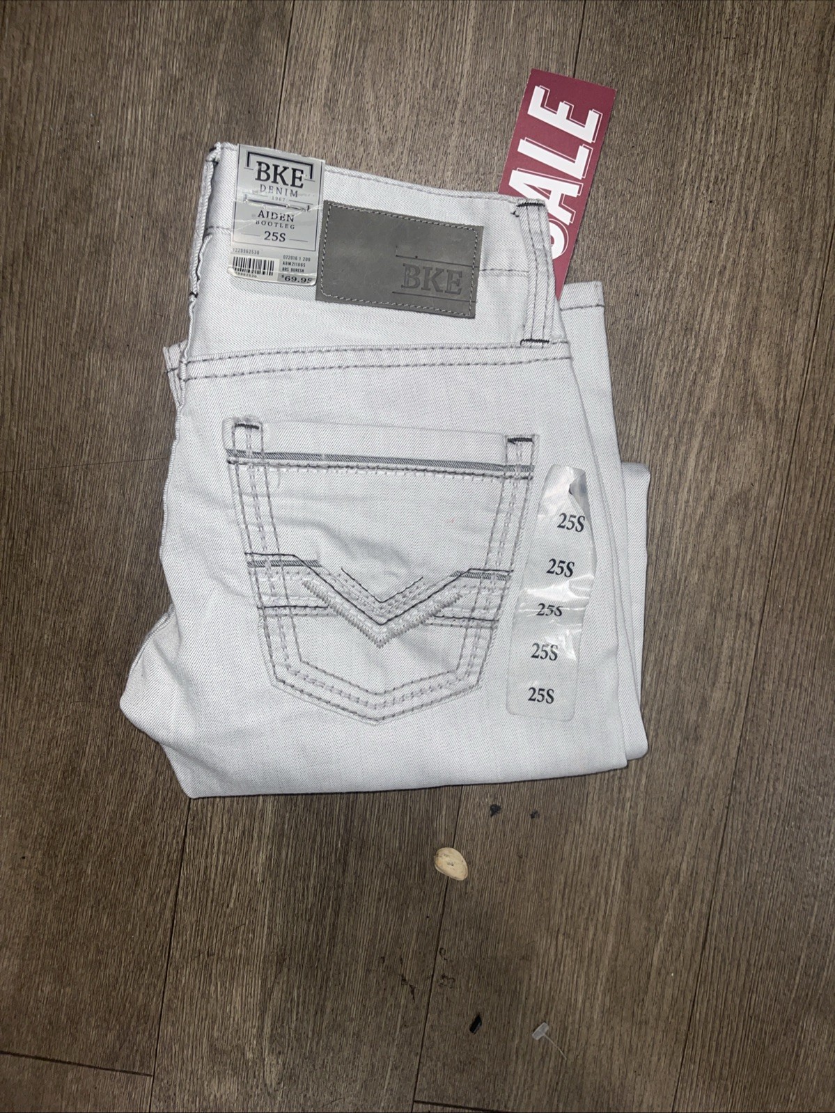 BKE Aiden Bootleg Jeans Boy 25S Low Rise Cowboy Western