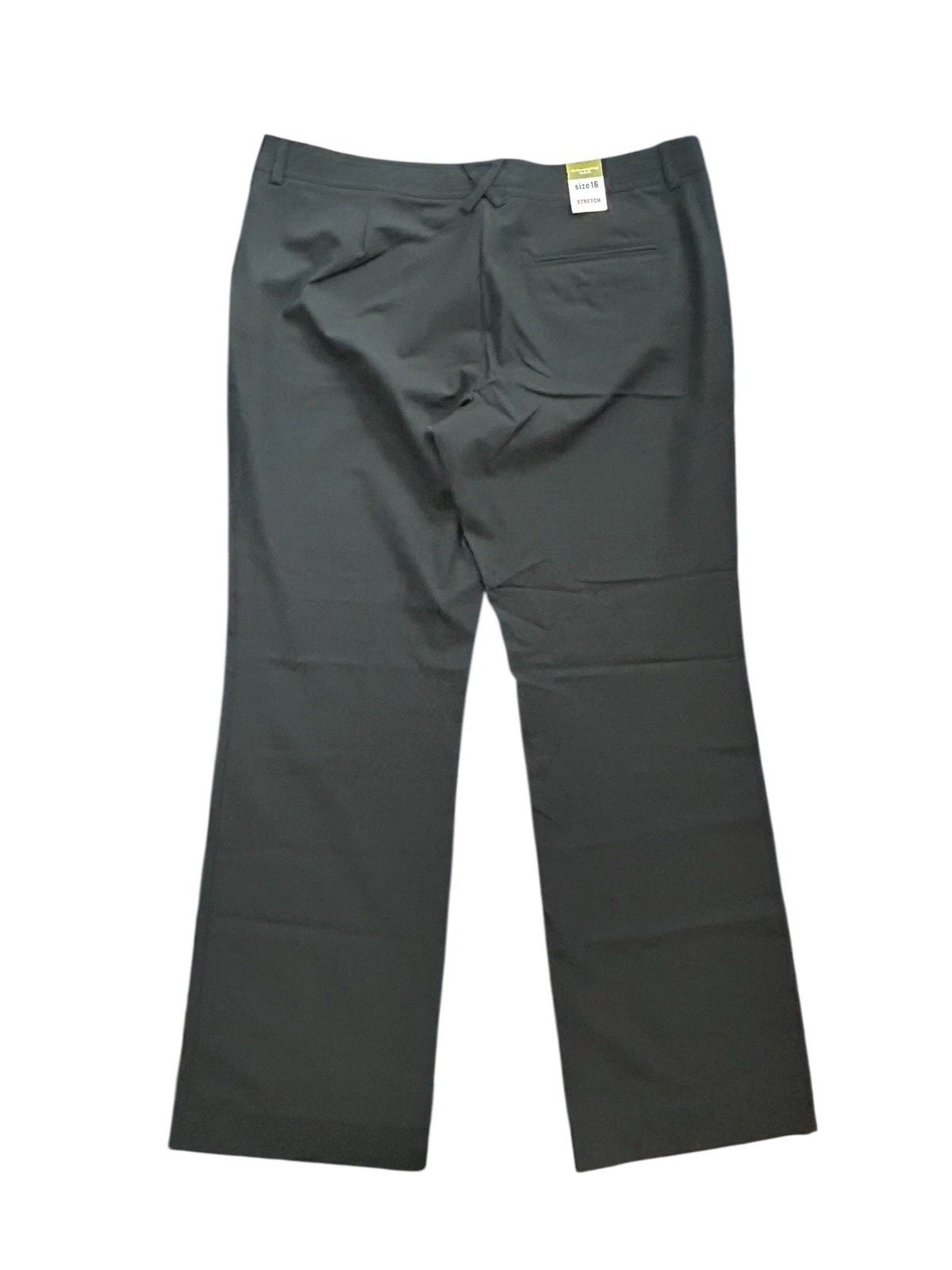 Old Navy NWT Essential Stretch Black Zip Pocket Pants Woman SZ 16 (MSRP $36)