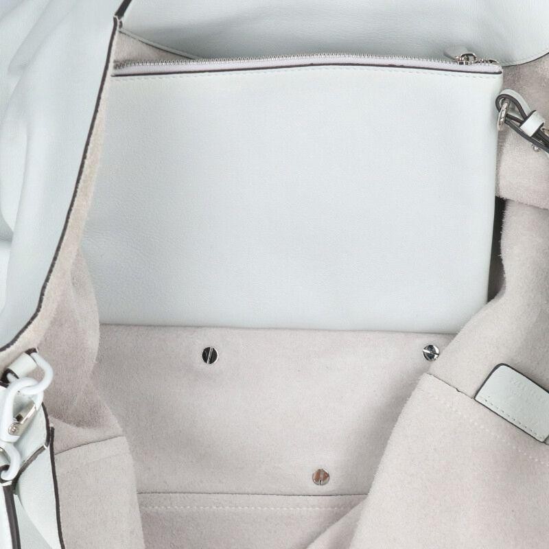 SALVATORE FERRAGAMO Bag: STUDIO Large Light Blue W48H34D17cm w/dust bag;