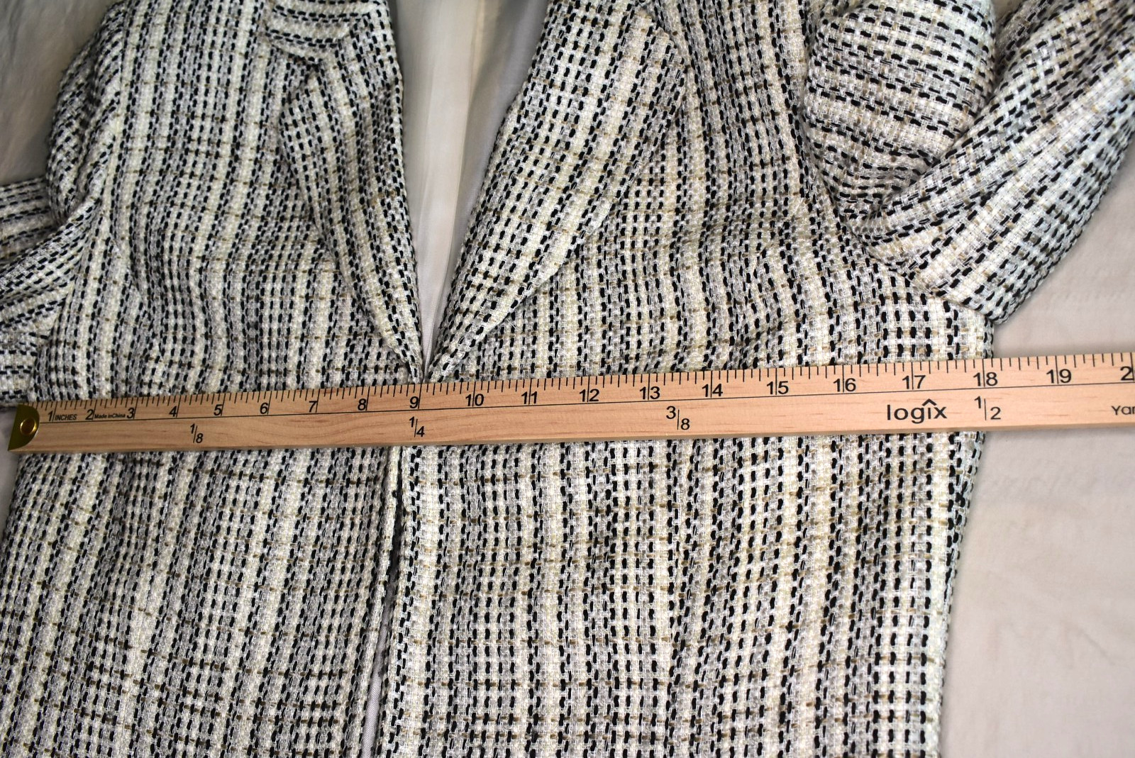 Kasper Tweed Blazer, Tailored, Fully Lined, Size 6