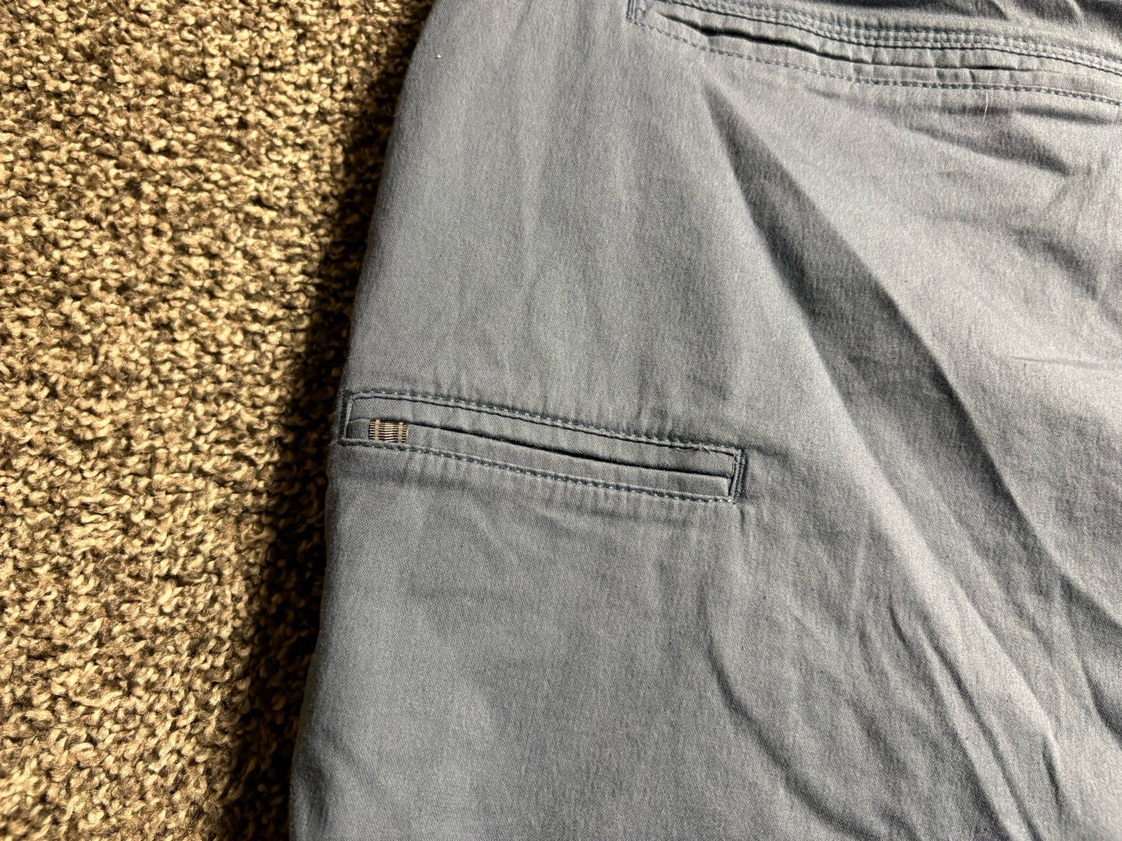 KUHL Resistor Lite Chino Shorts Mens 40 Blue Hiking Golf 9” Inseam 5205
