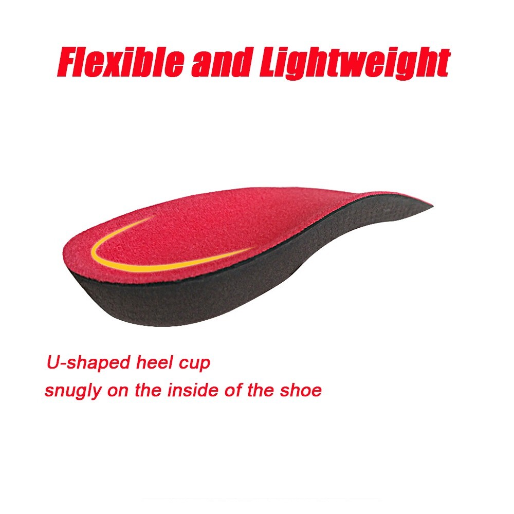 3/4 EVA Orthotic Insoles Arch Support Foot Pain Relief Shoe Insert Pad Men Women