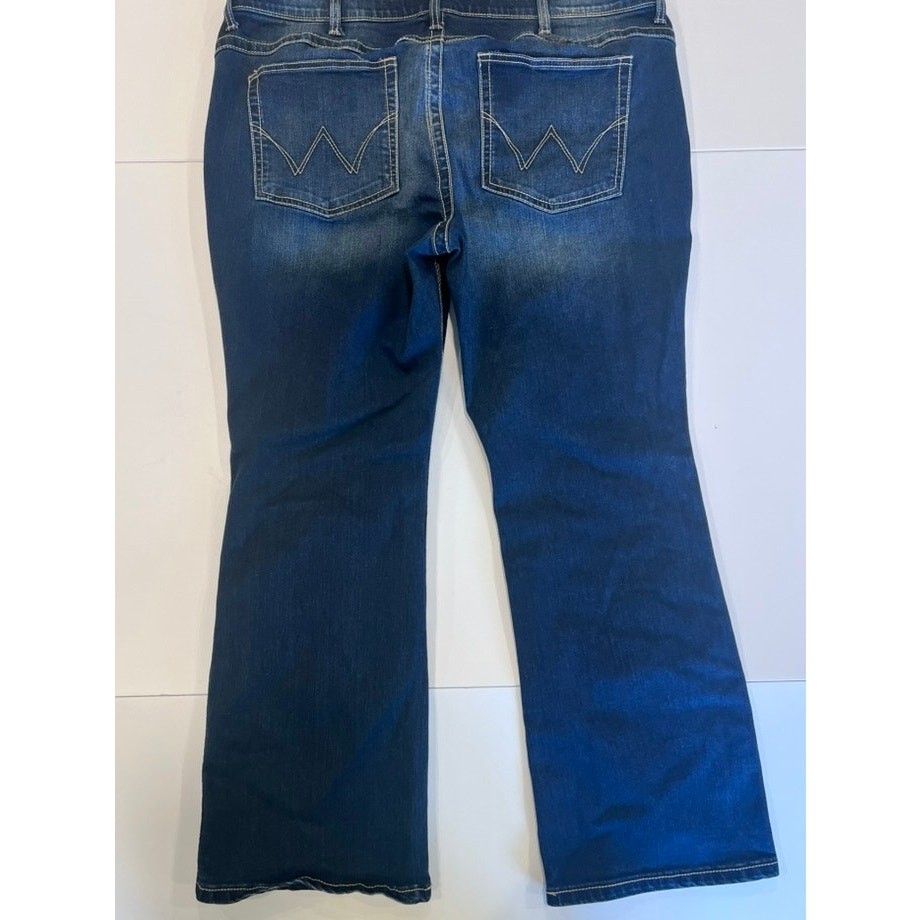Wrangler Q-Baby Ultimate Riding Jeans 20W x 30 Mid Rise No Gap Waistband Stretch