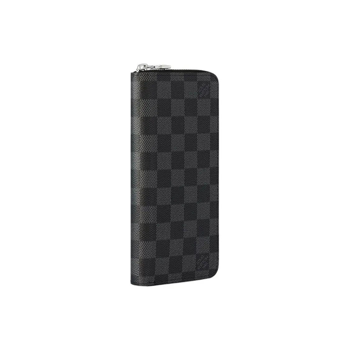LOUIS VUITTON Zippy Wallet for Men in Graphite Canvas Color 4×0.7×7.8 in