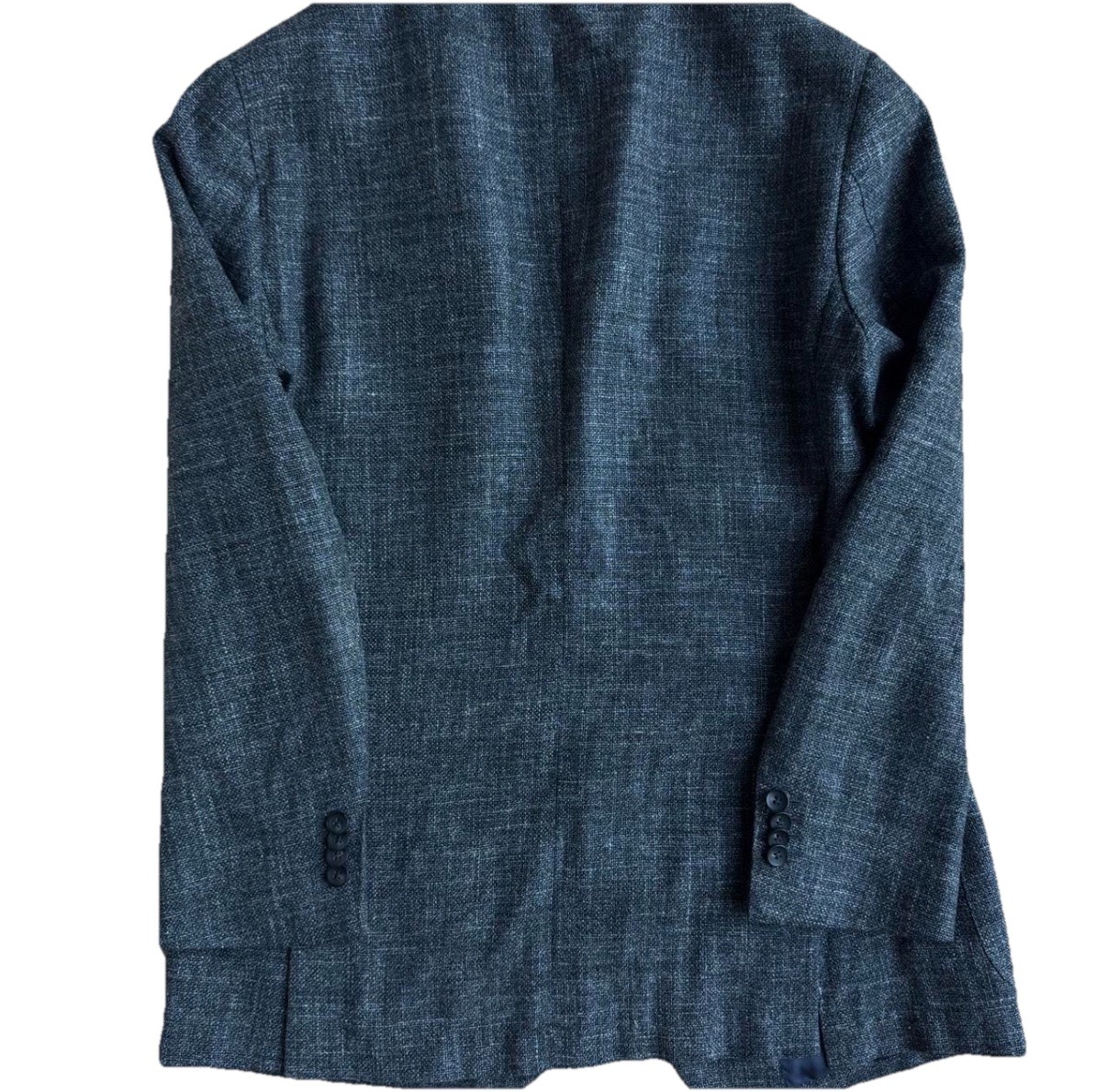Suitsupply Charcoal Grey Wool Silk Linen Cashmere Jacket 40R