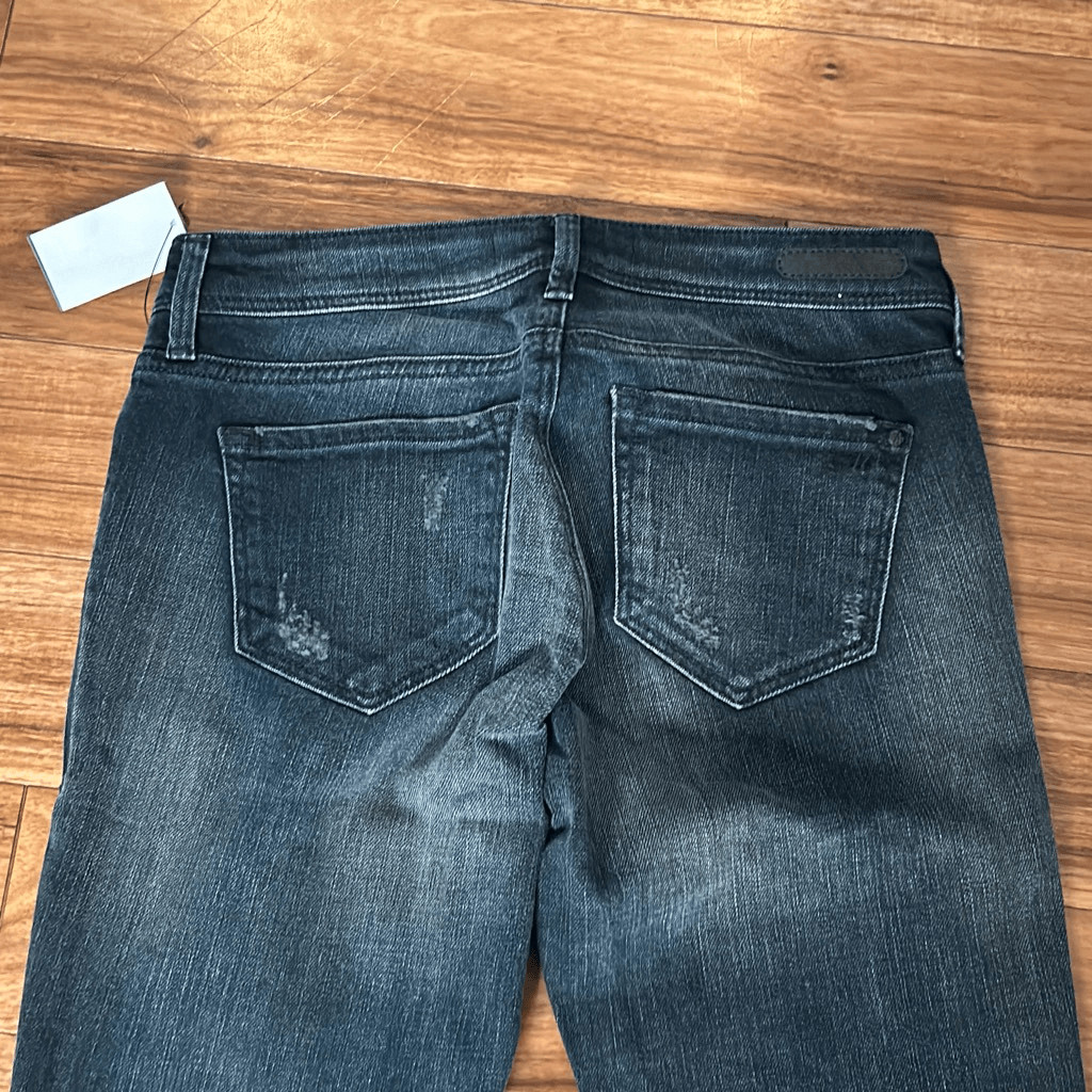 Mavi jeans Serena low rise super skinny jeans dark distressed wash woman’s size