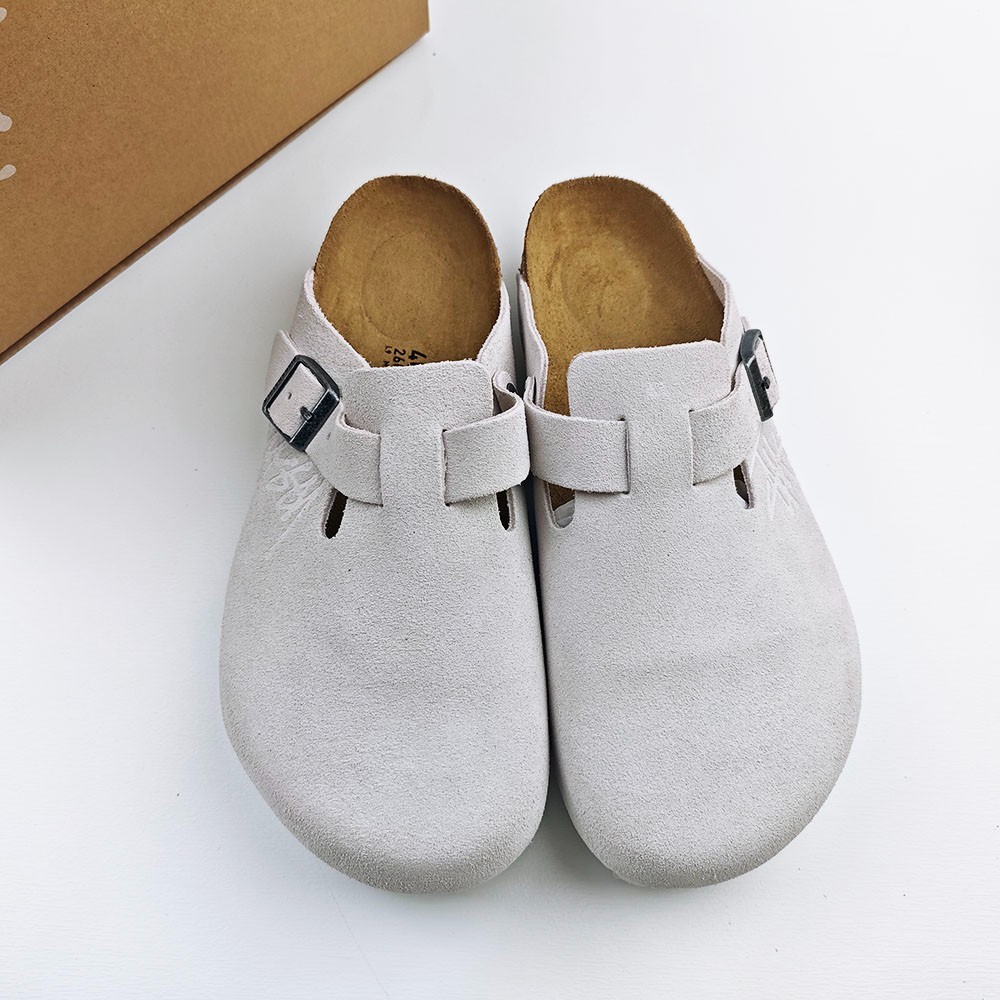 Birkenstock Boston x Stussy Bone Clog Wide Women’s Shoes EU37-45 With Box