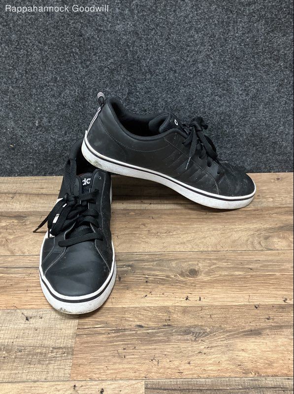 Adidas VS Pace Black White Lifestyle Sneakers Men’s Size 9.5