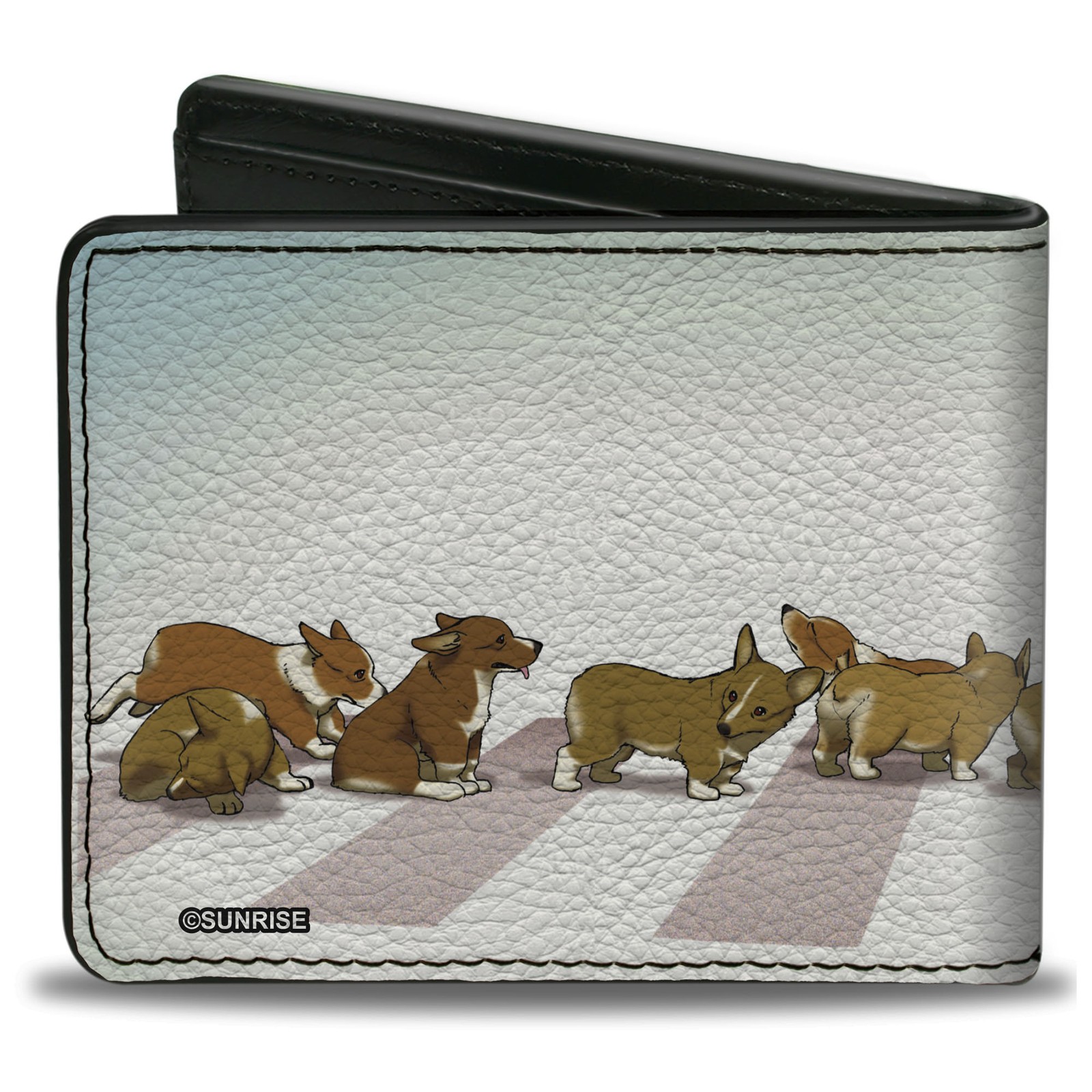 Bi-Fold Wallet COWBOY BEBOP Ein with Family Pose and Title Logo Blue Fade