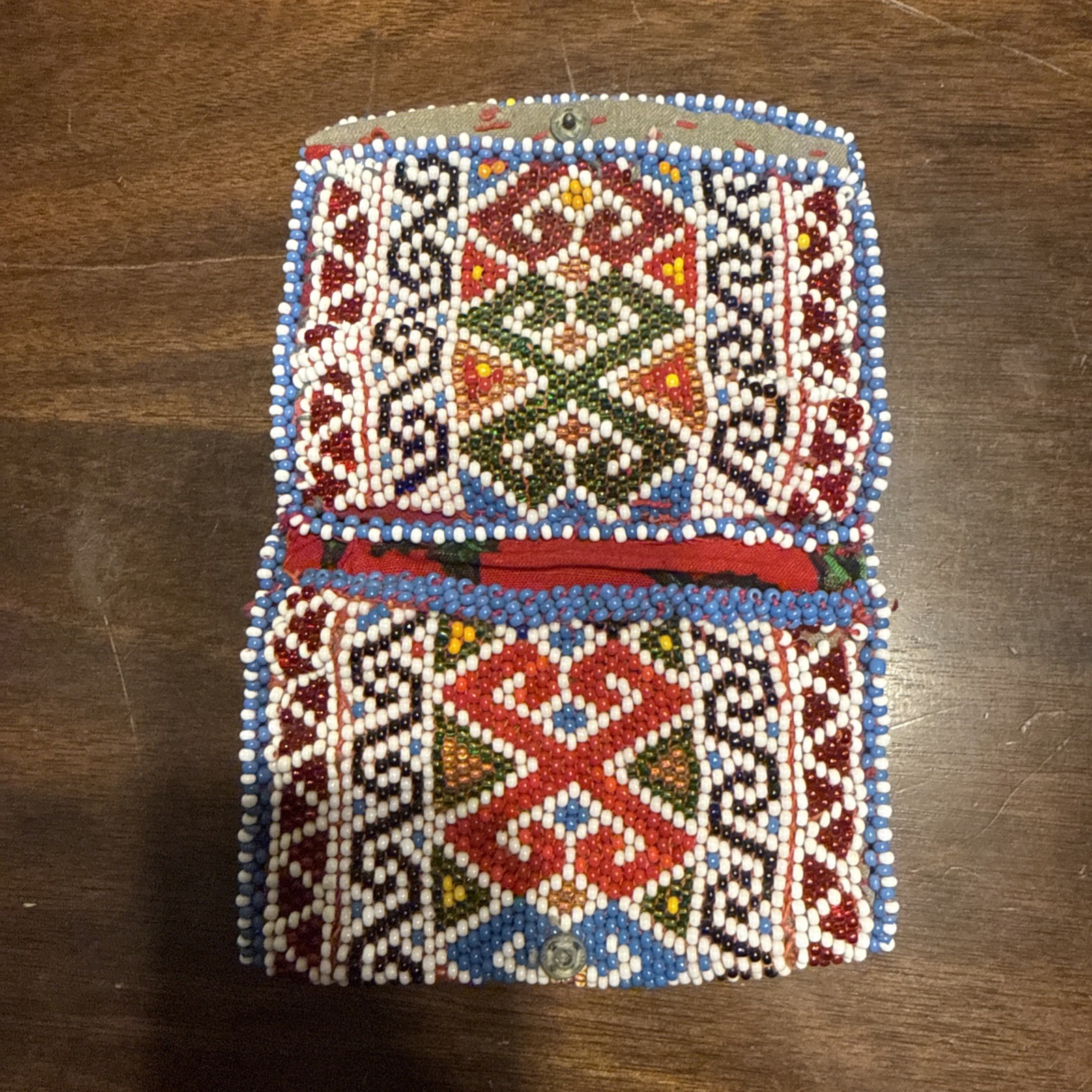 Vintage Beaded Coin Purse Comanche Indian Native