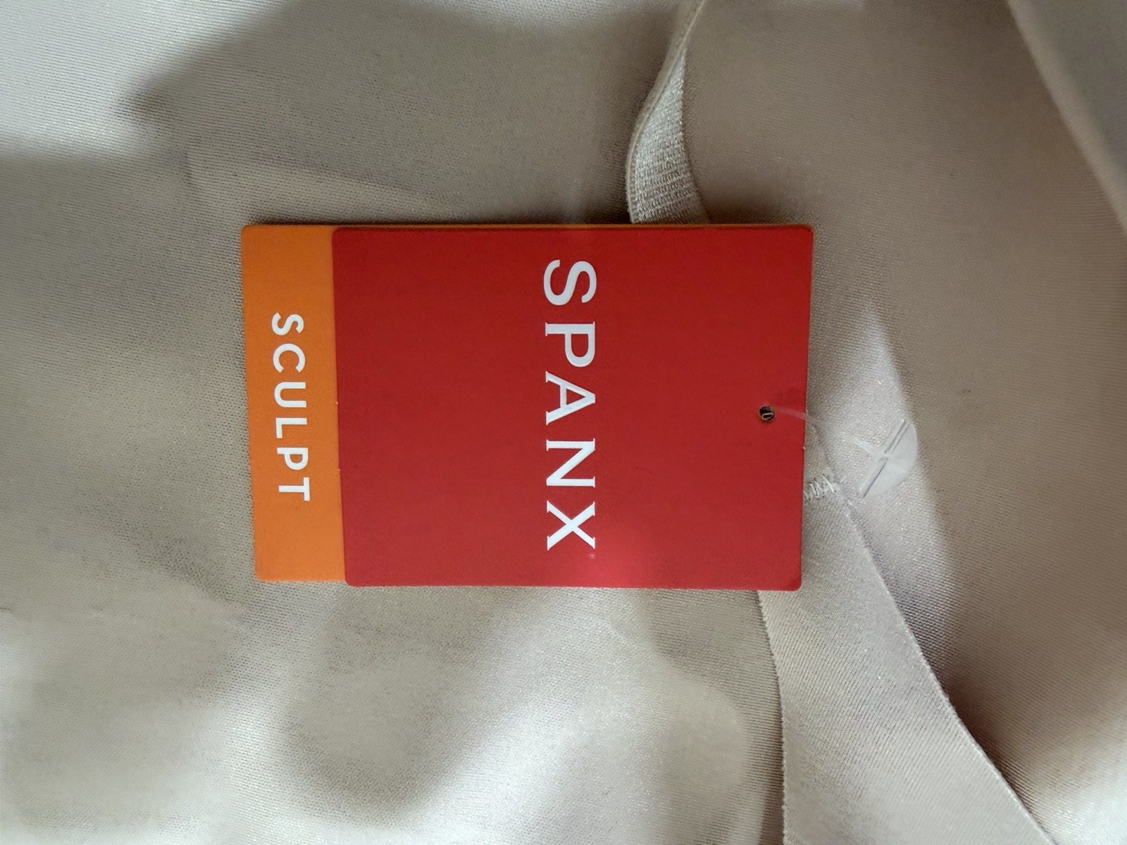 Spanx Open-Bust Mid-Thigh Bodysuit Shapewear Soft Nude, Size XXL