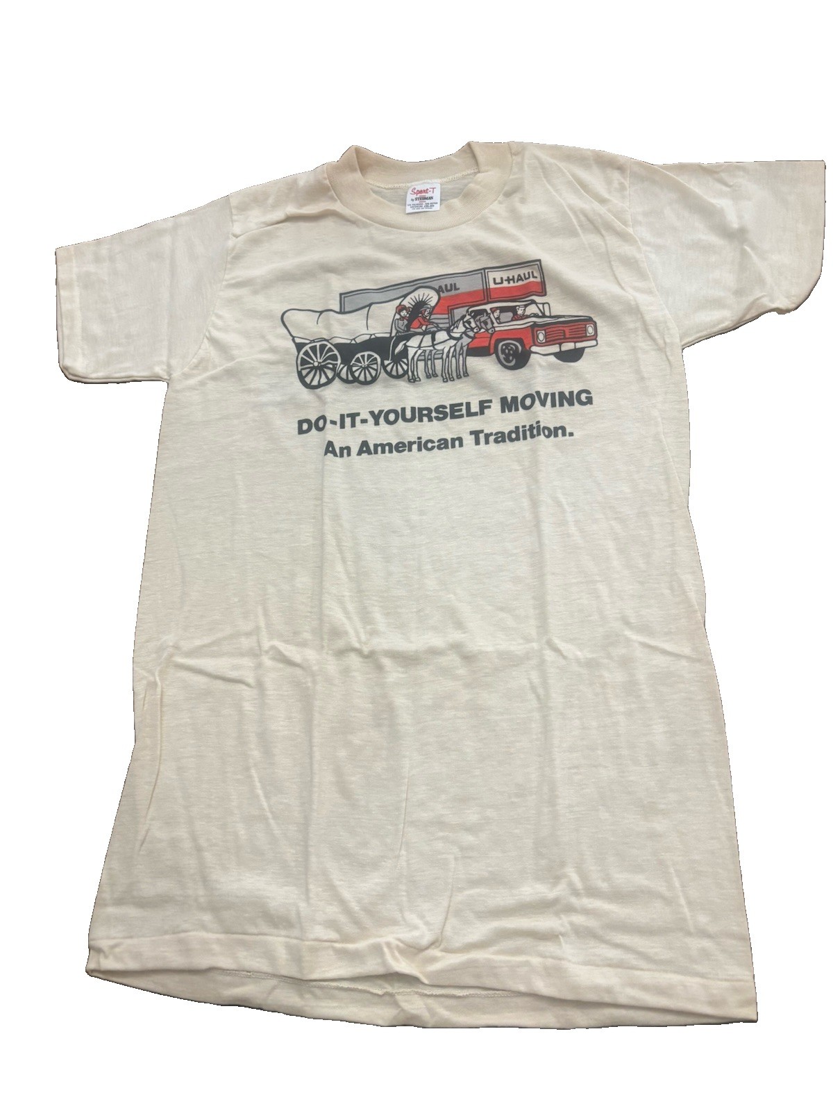 Vtg 1970s U-Haul Single Stitch T Shirt Deadstock Rare Stedman 2 Sided Medium