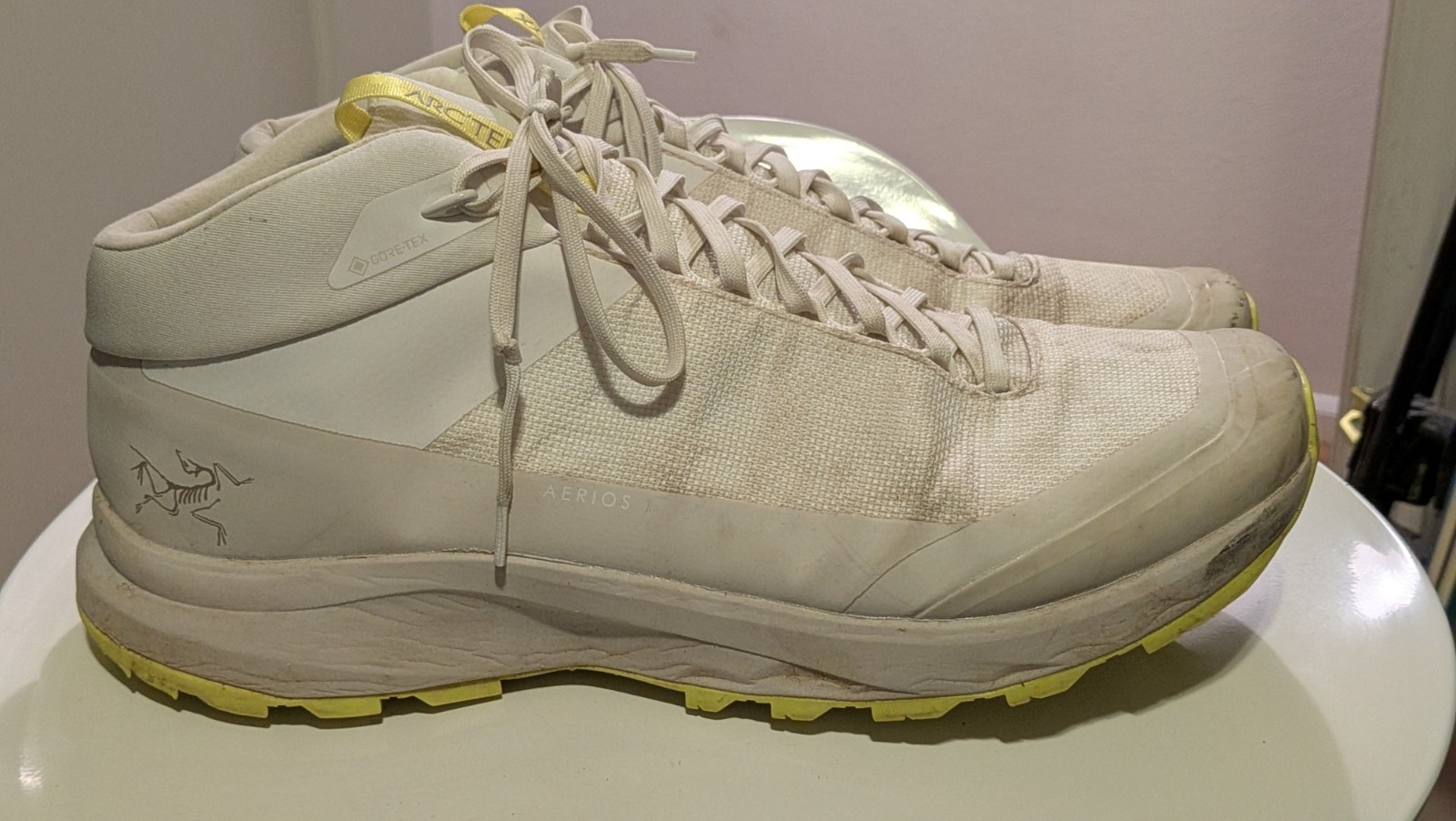 Arc’teryx Aerios Mid GTX Shoes Smoke Silk Sprint 12.5M / 47 1/3