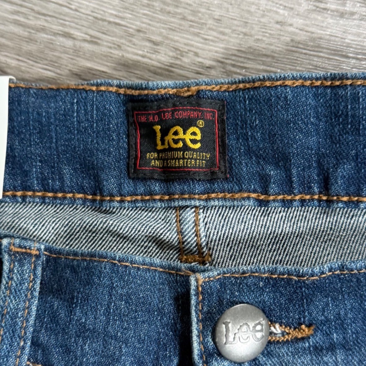 Lee Heritage Denim MVP Slim Fit Jeans Timber Medium Wash 36×30 112366083 Mens