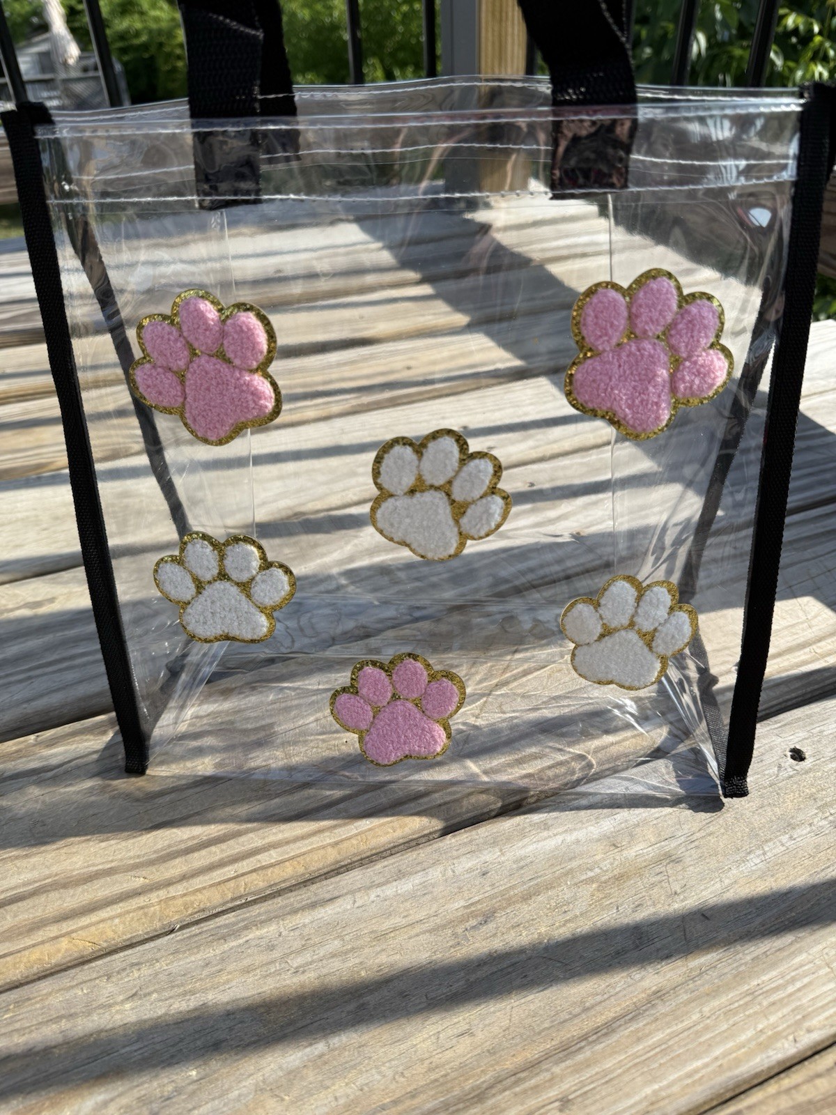 Dog mom, Dog Tote Bag, Dog Lover, Clear Tote Bag