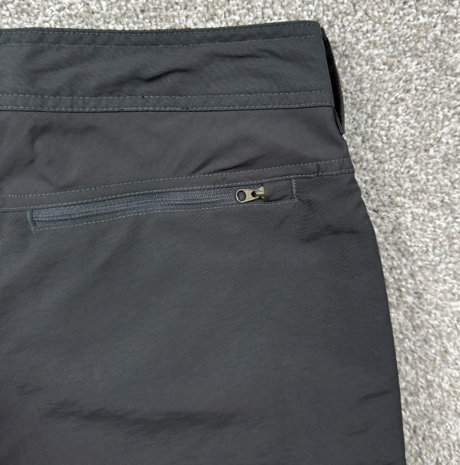 The North Face Hiking Pants Men’s 32×28 Black Stretch Zip Leg Outdoor Trail