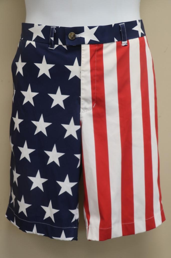 Loudmouth Men’s Shorts Stars & Stripes American Flag Size 38 FREE SHIPPING!