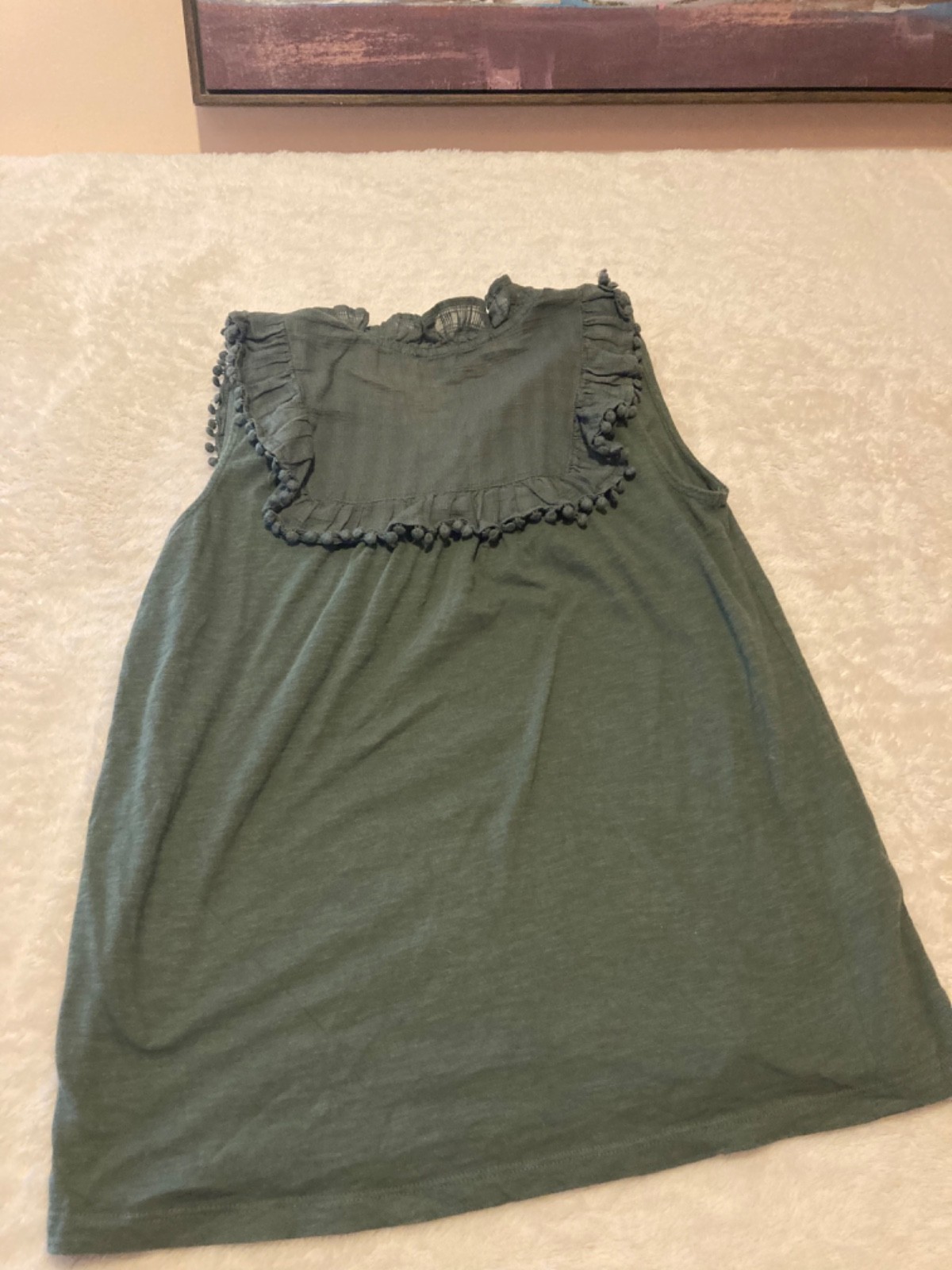 loft tank boho green lace womans xsmall boho festival