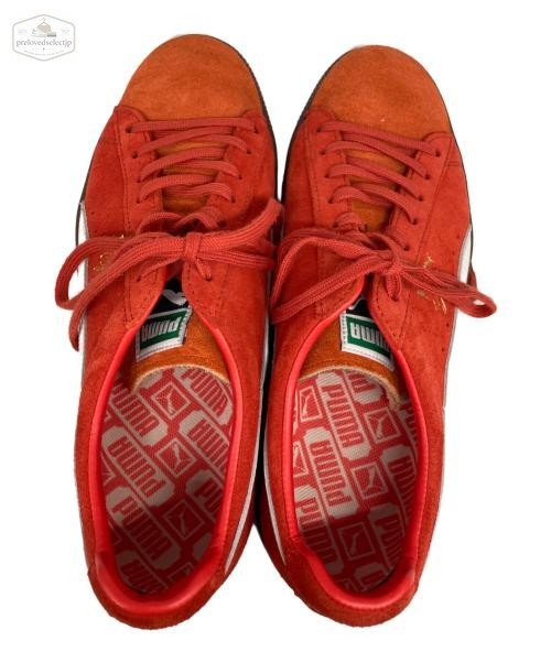 PUMA Clyde MIJ OJ Men’s Suede Sneakers Red Size 26cm (US 9)
