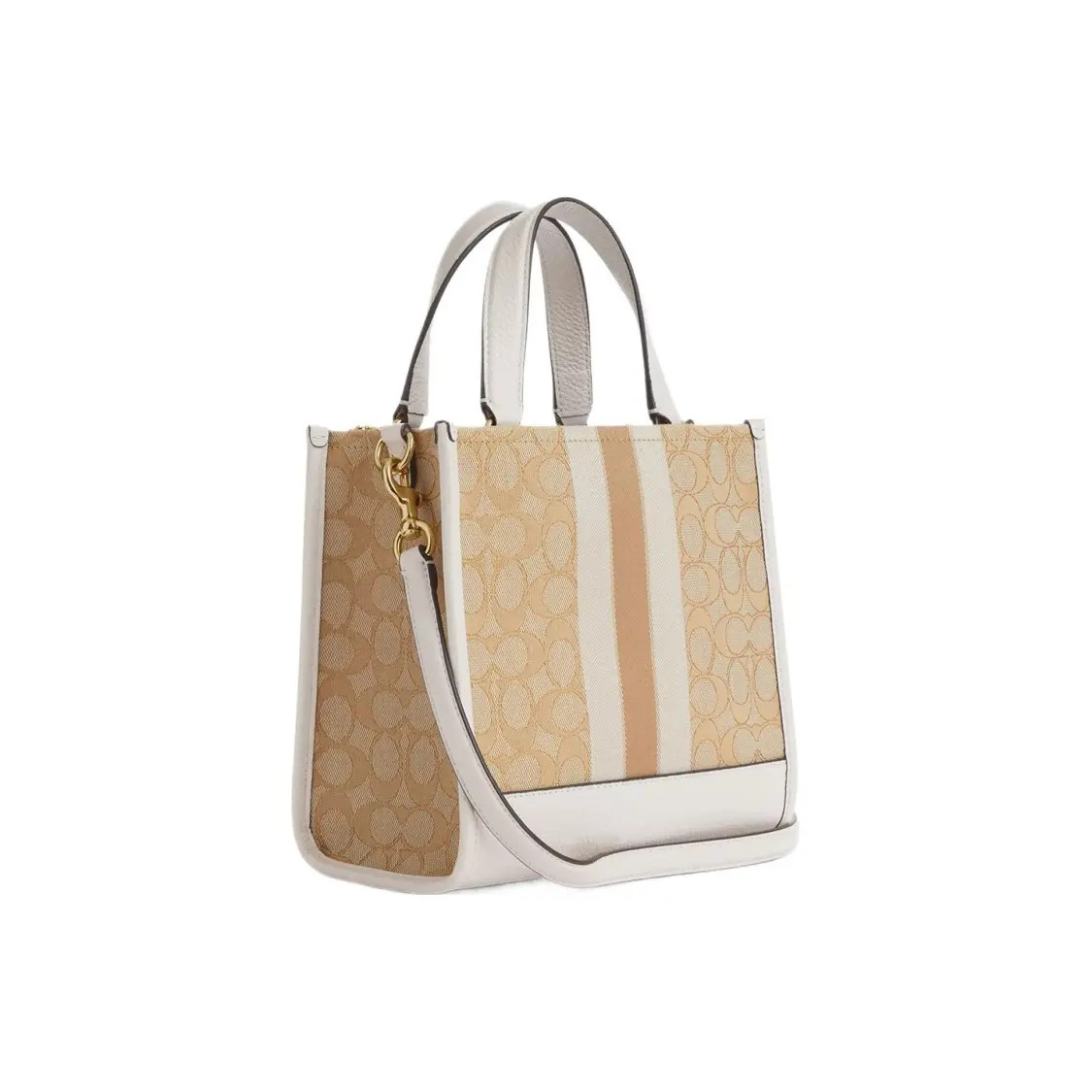 COACH Dempsey 22 Logo Patch One Shoulder Crossbody Tote Women’s 8.5×4.3×7.8 in