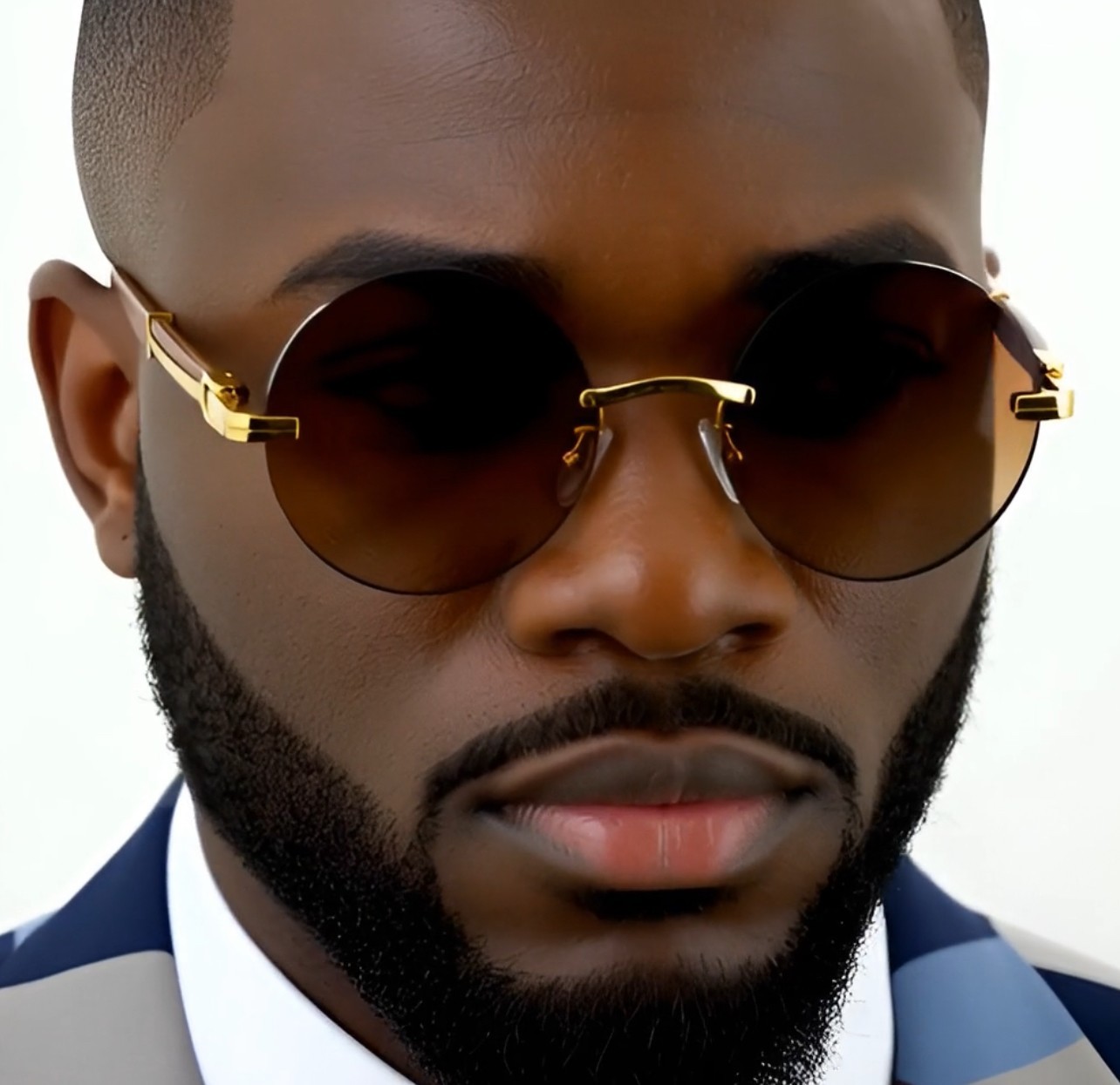 Clear Eyeglasses Sunglasses Streetwear Outdoor Hip Hop Cholo Buffs Round Shades