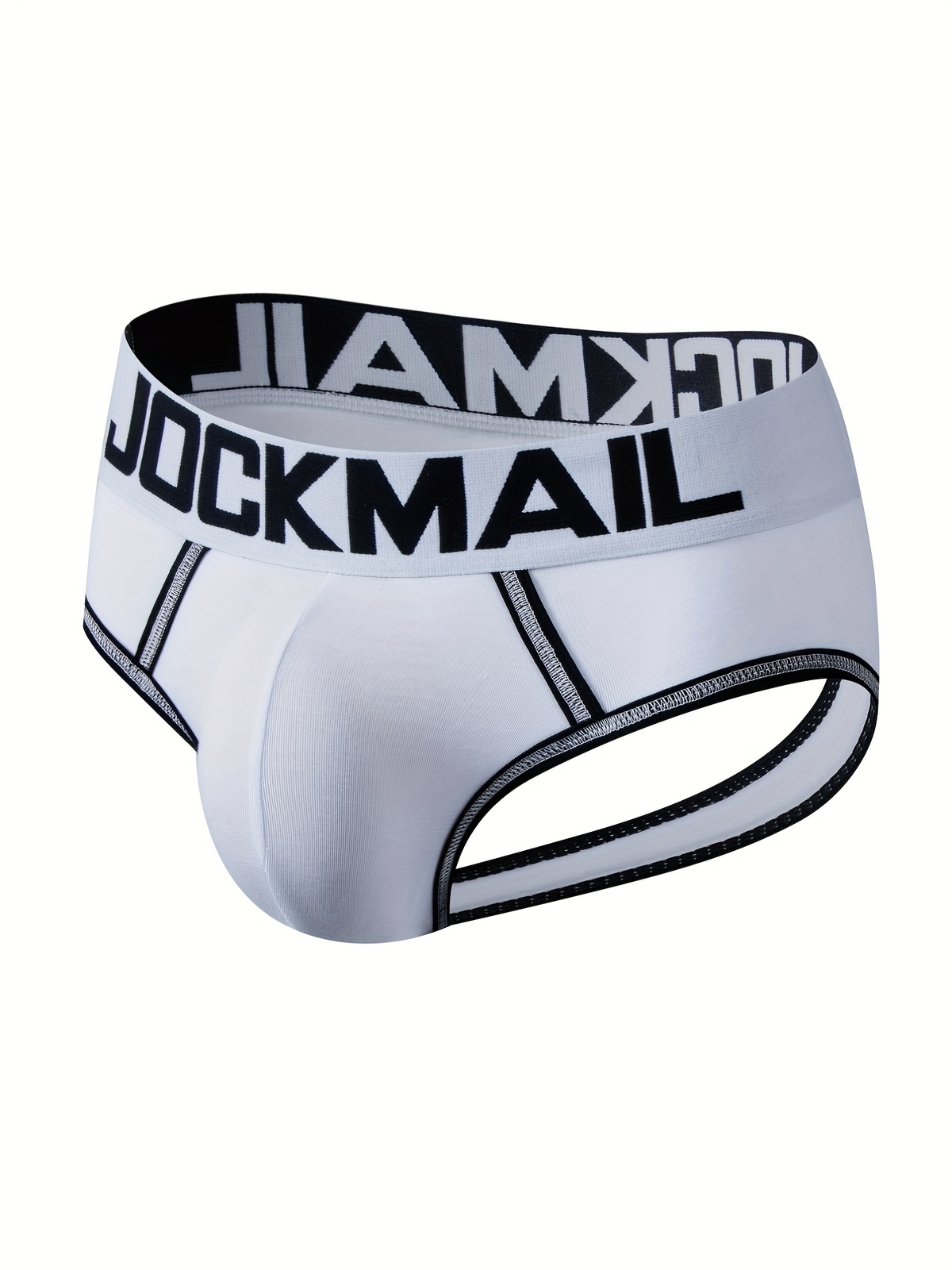 Men’s Jockstrap Low Waist Briefs with Open Back Modal Sexy Underwear