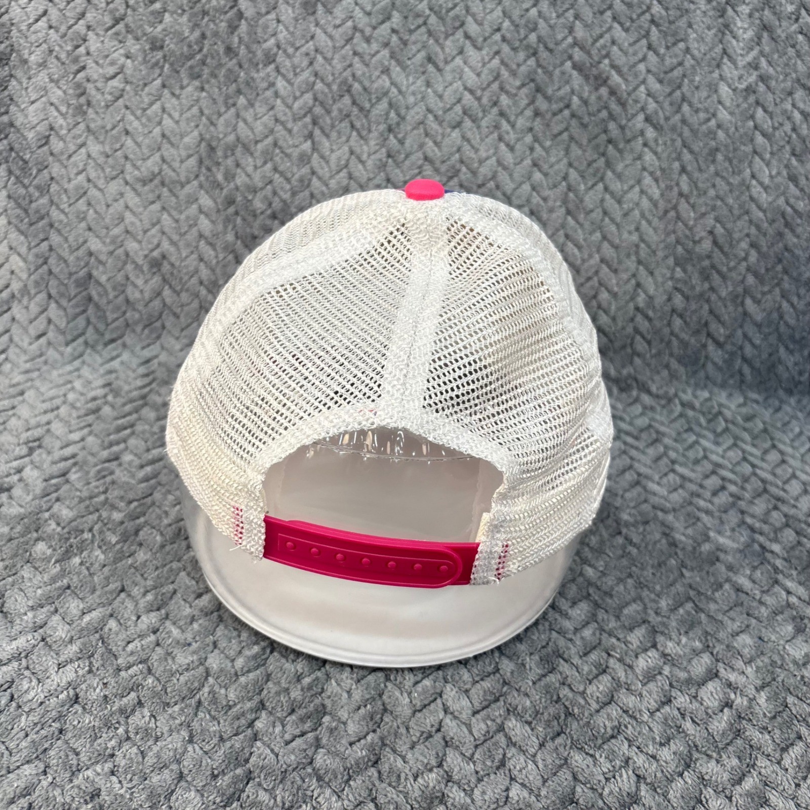 O’rageous Mermaid Scale Trucker Hat Pink Blue Mesh Snapback Baseball Cap