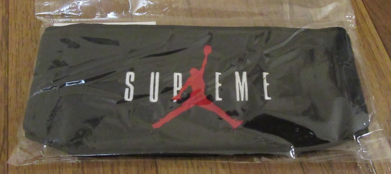 Supreme Jordan Headband Black FW24 Supreme New York 2024 Brand New Free U.S. S&H