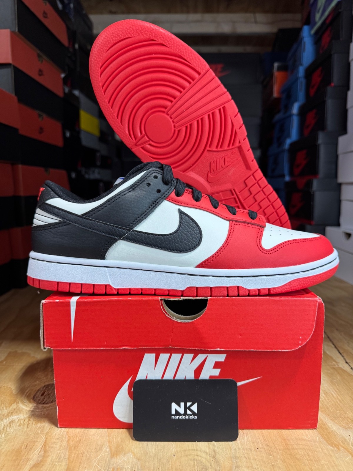 NBA x Nike Dunk Low EMB ’75th Anniversary – Bulls’ DD3363-100 BRAND NEW MENS SZ