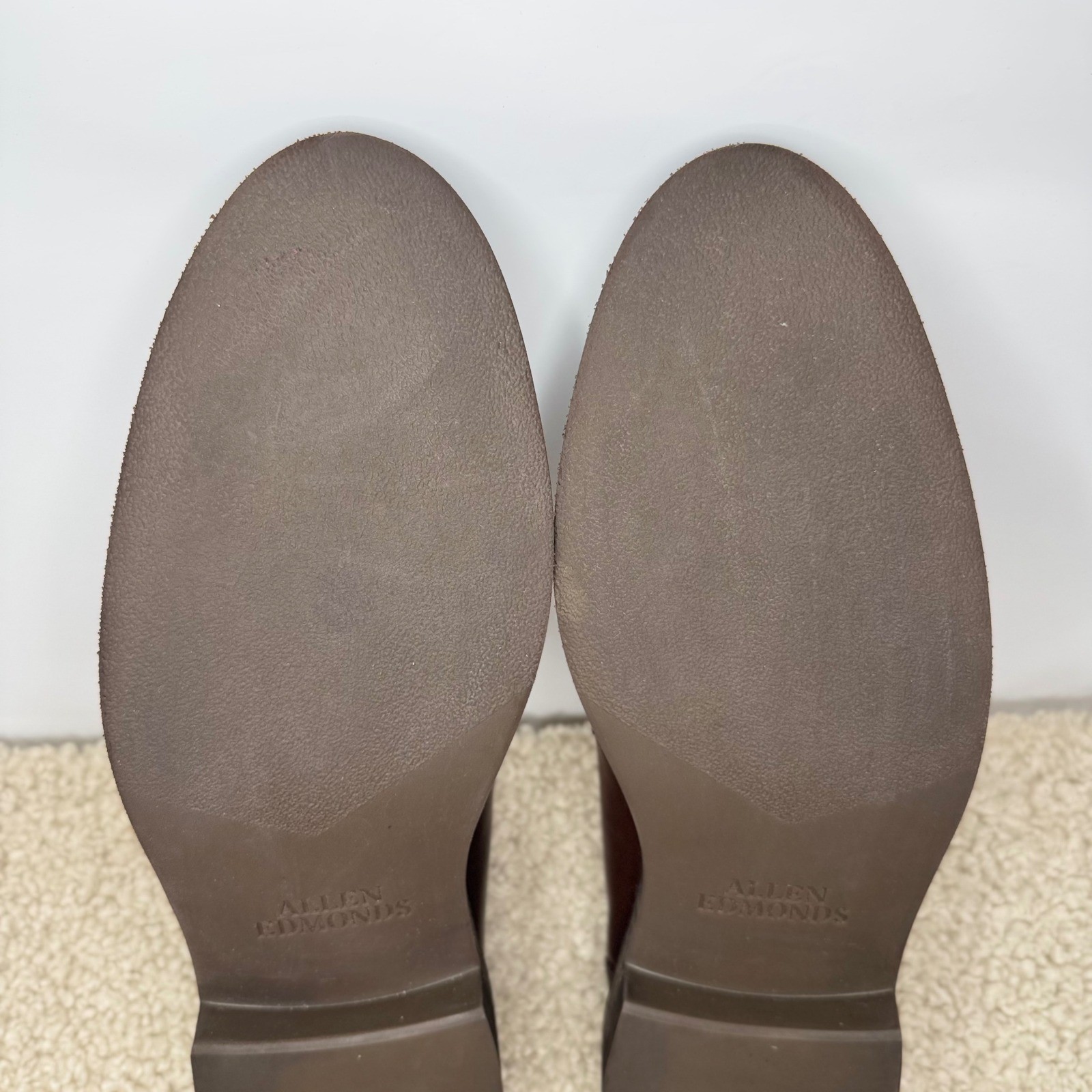 Allen Edmonds Denali Slip On Penny Loafers Men 11 D Dark Brown Leather