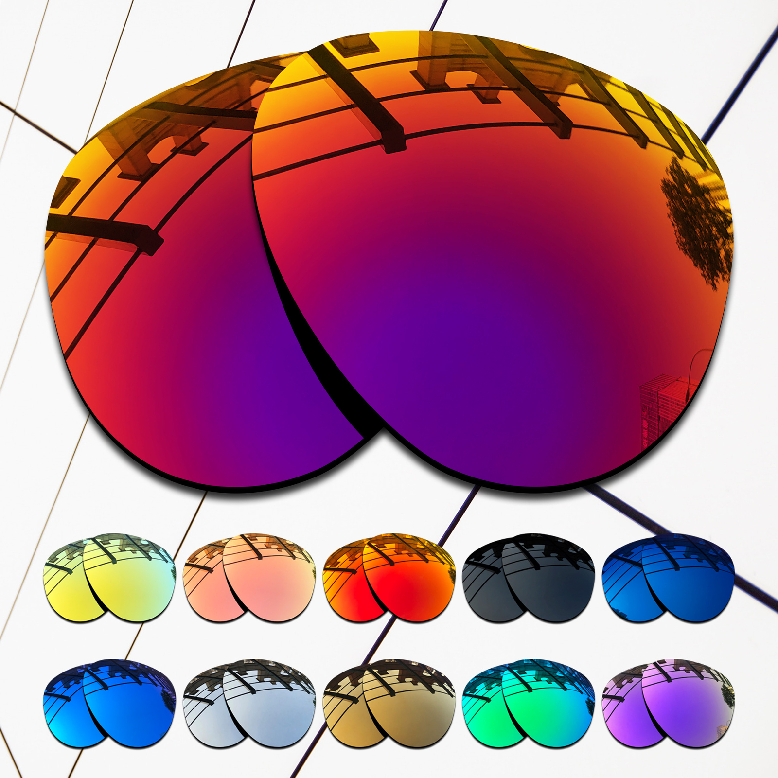 TRUE POLARIZED Replacement Lenses for-Ray-Ban RB3029 Multi-Colors