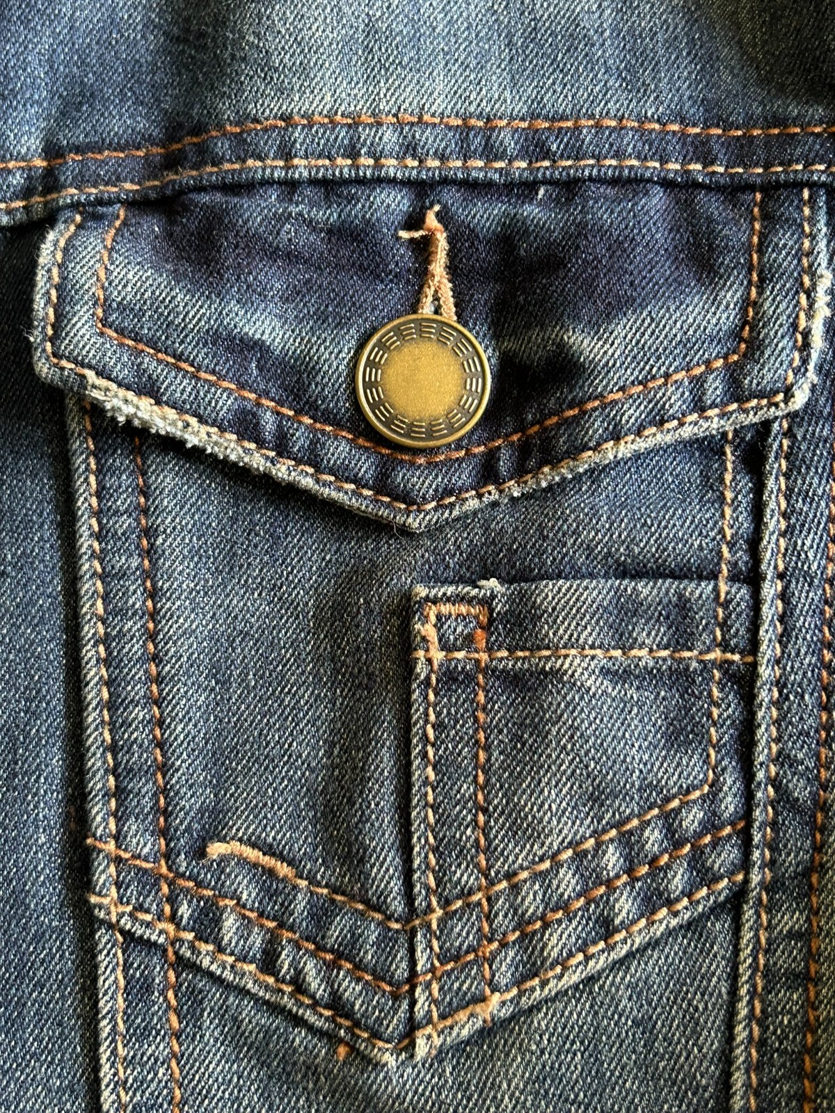 Dorothy Perkins Blue Denim Jacket UK14 pockets casual summer spring autumn VGC