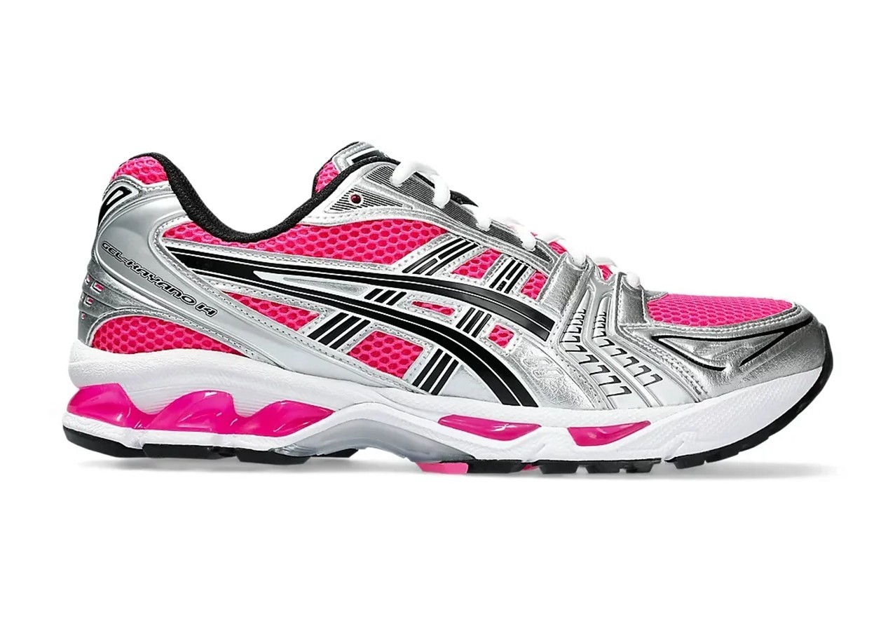 ASICS Gel-Kayano 14 Men’s Pink Glow Black GEL Cushion Retro Running Shoes
