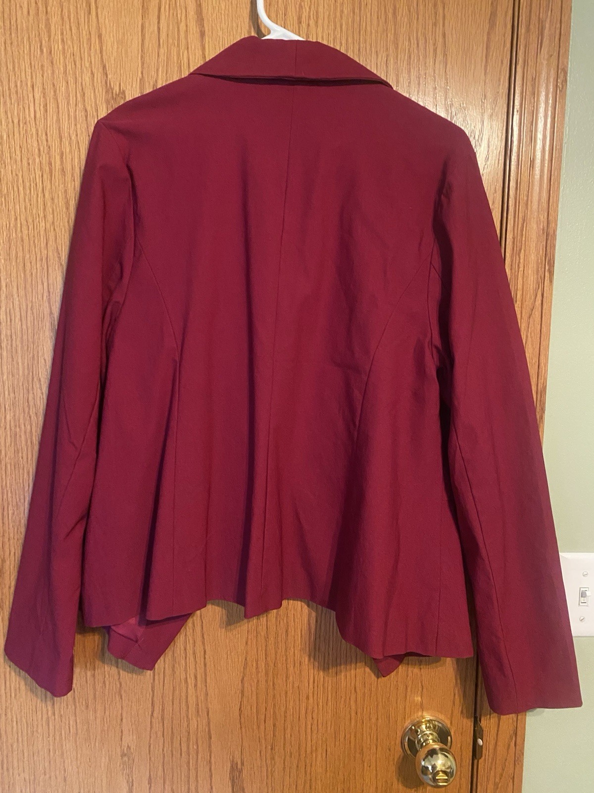 Torrid Size 1 Beet Red Cutaway Blazer Jacket Layer NWT