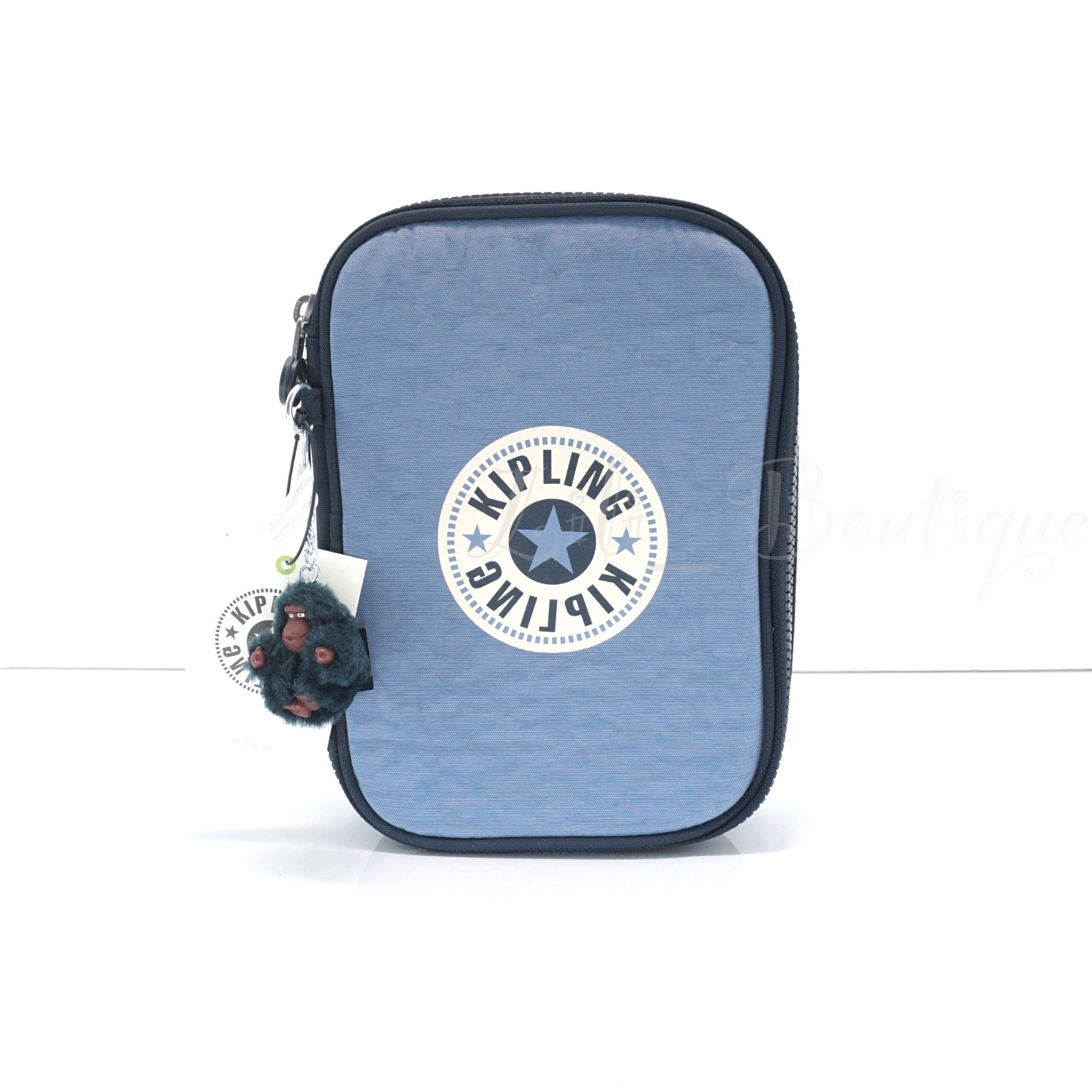 Defect Kipling KI1074 100 Pens Pencil Accessory Case Polyamide True Blue Bold 49