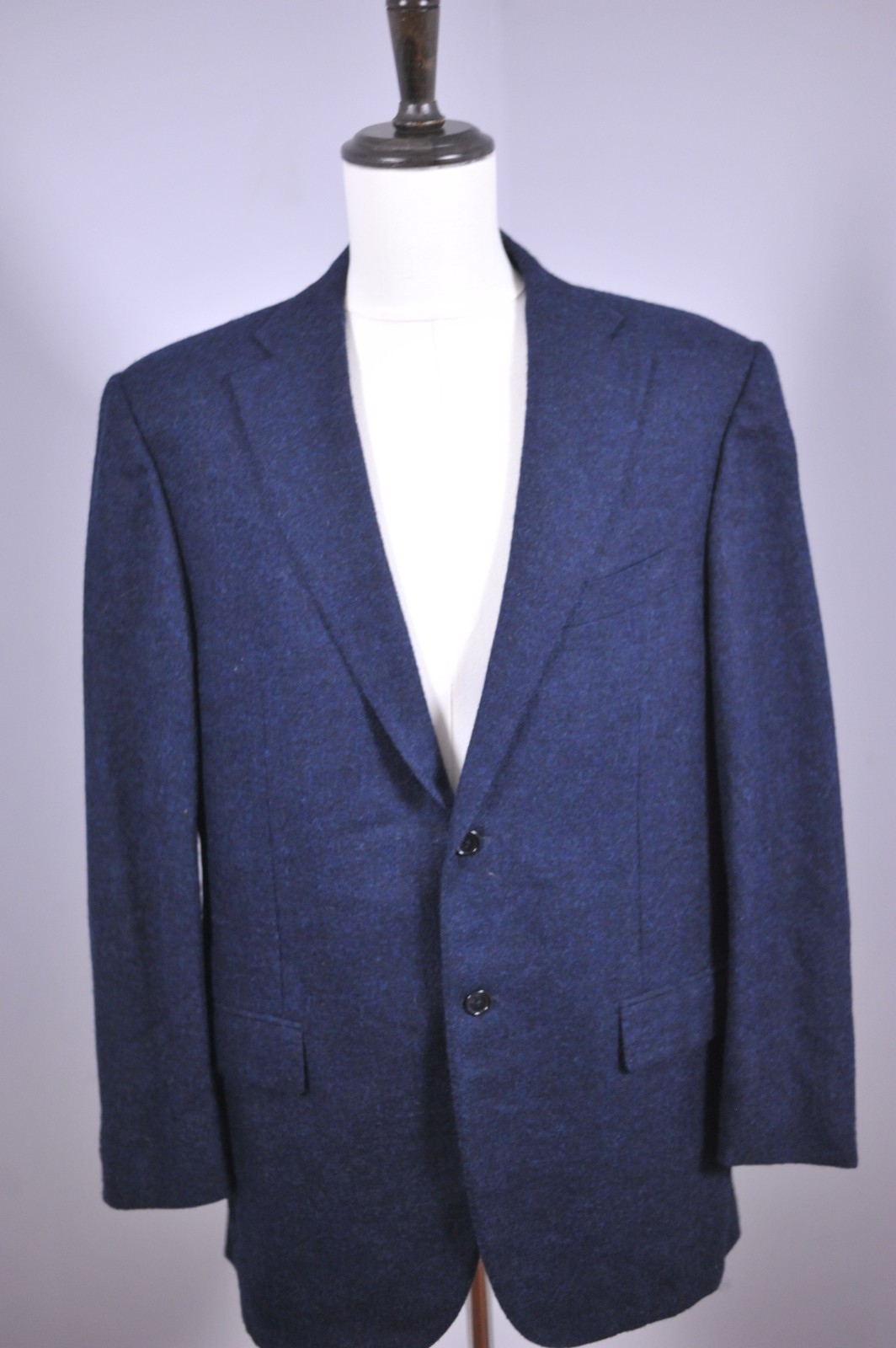 Corneliani Alpac/Wool Two-Button Blazer Navy Men’s 54 IT (US- 44)