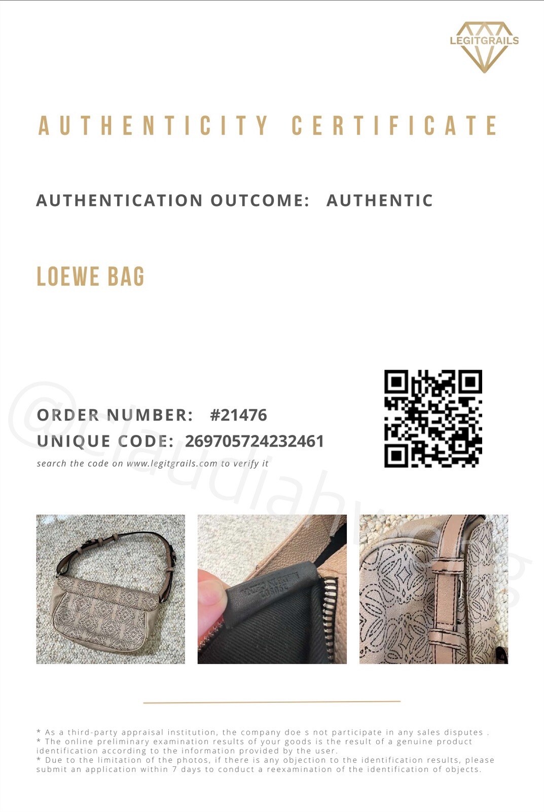 Vtg LOEWE Ltd Ed 2008 Anagram Logo Kite Coated Canvas Kip Leather Taupe Flap Bag
