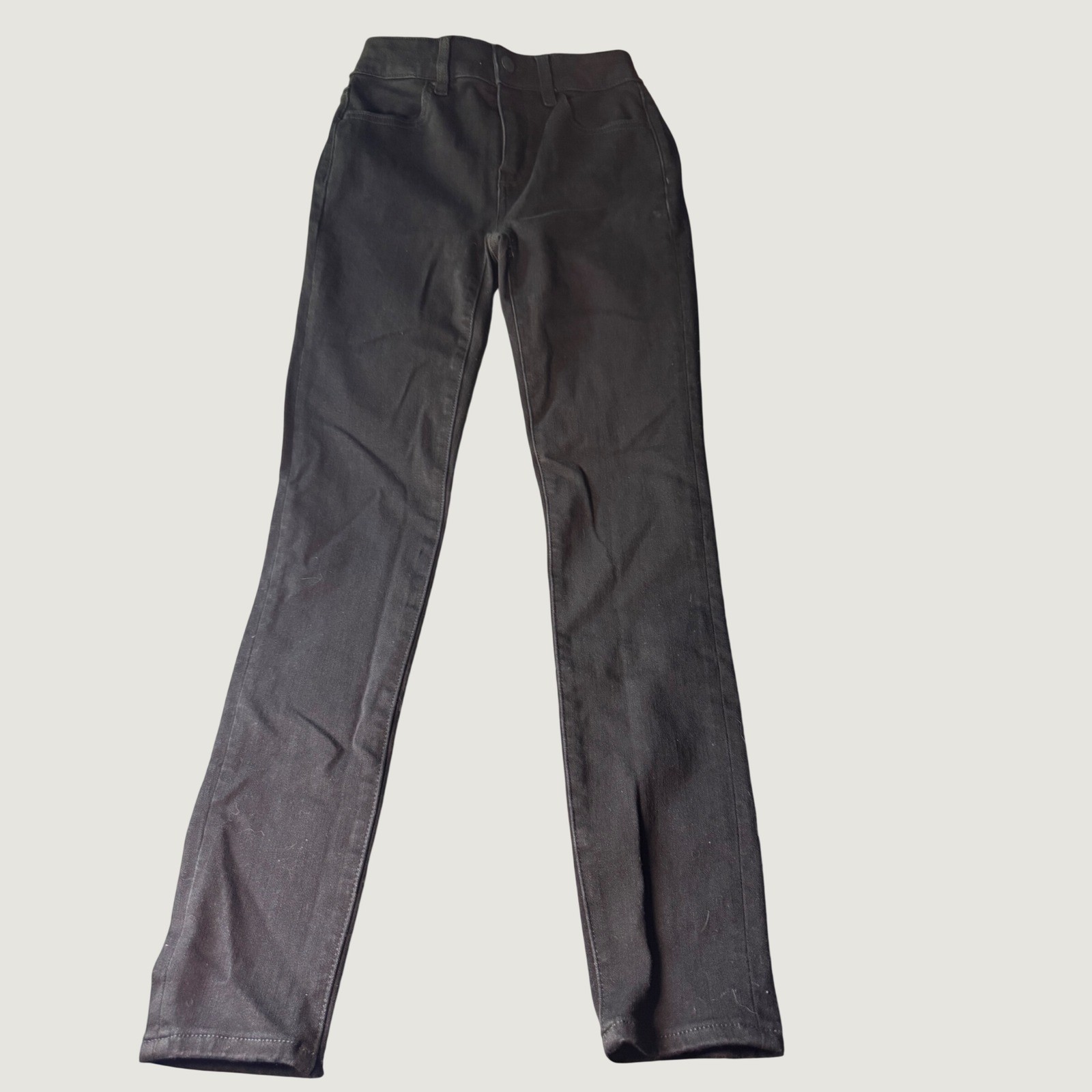 American Eagle Dream Stretch High Waisted Skinny Jeans Black Women Size 00 Reg
